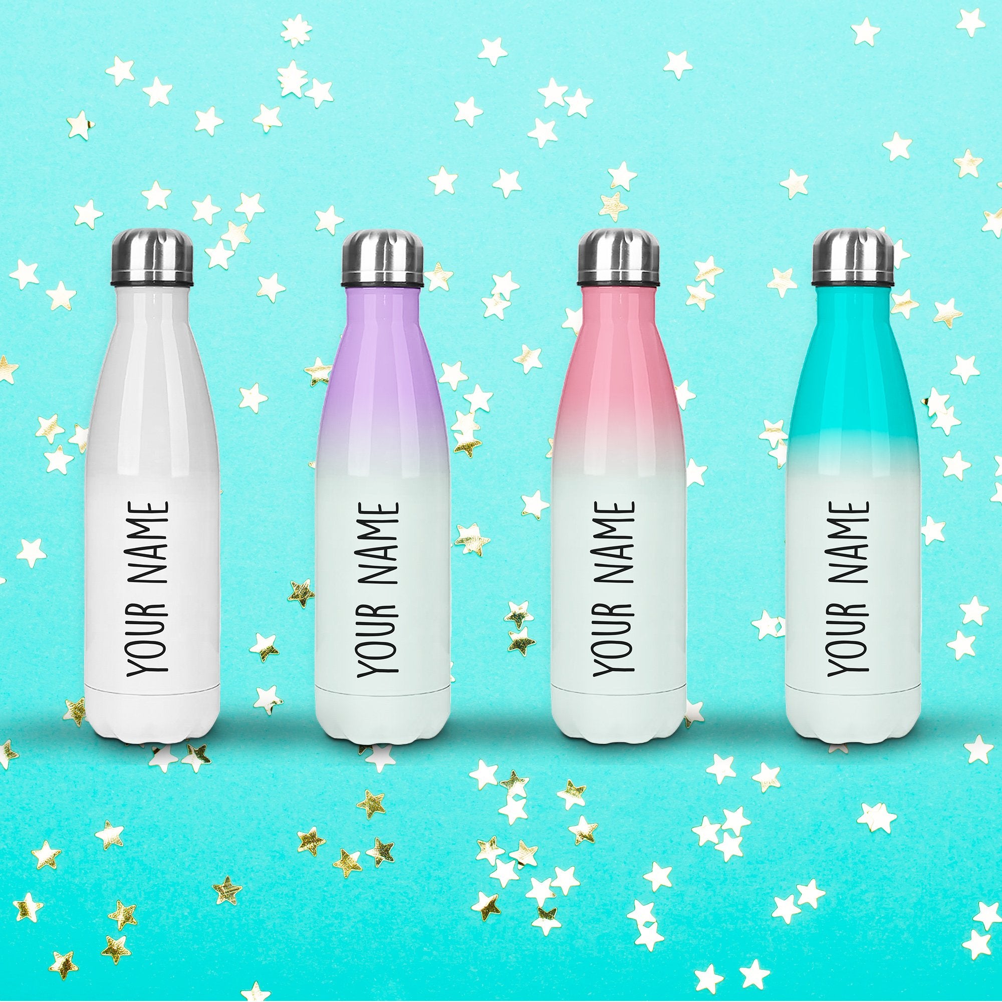 Personalised water bottles