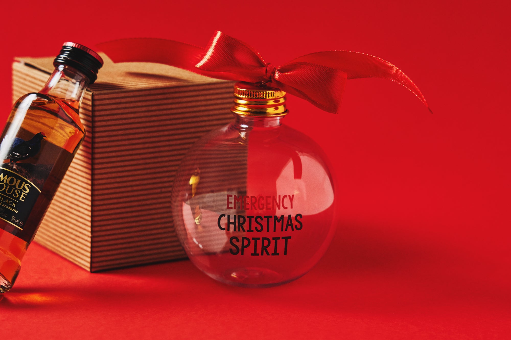 Christmas bauble for adults - emergency Christmas spirit