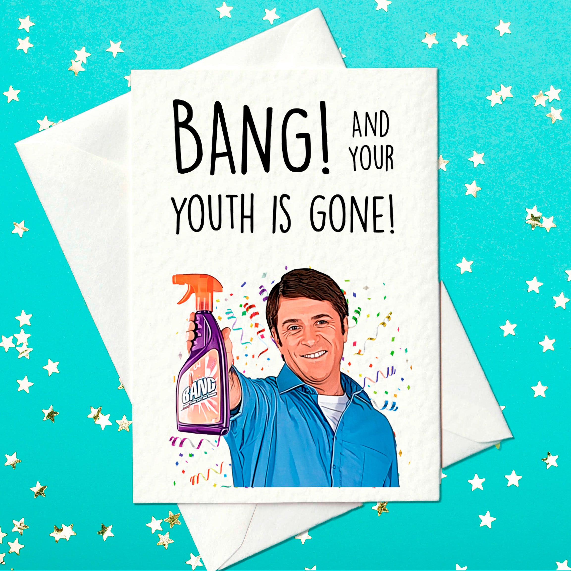 Barry Scott Cillit Bang birthday card