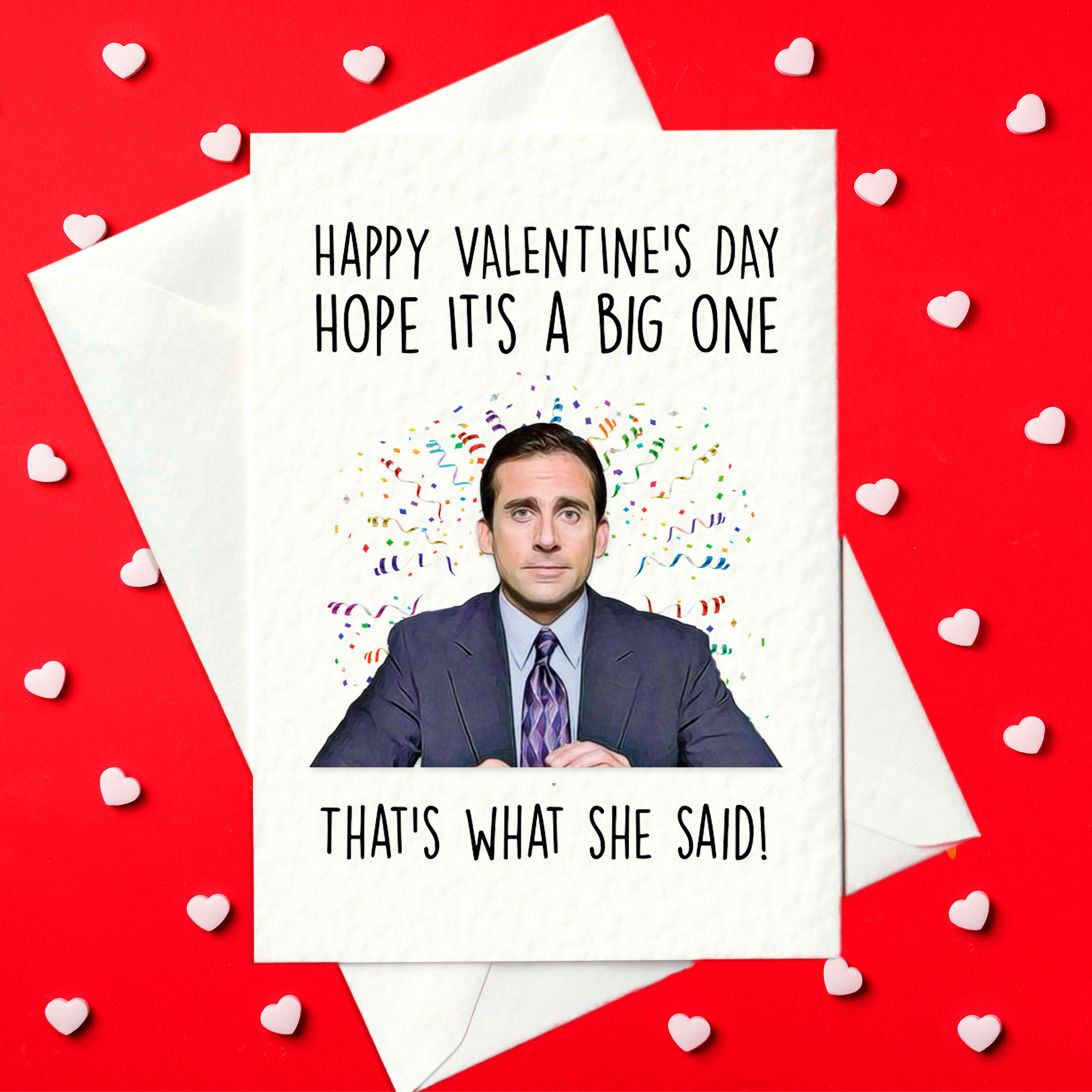 The US Office funny Valentine's Day card