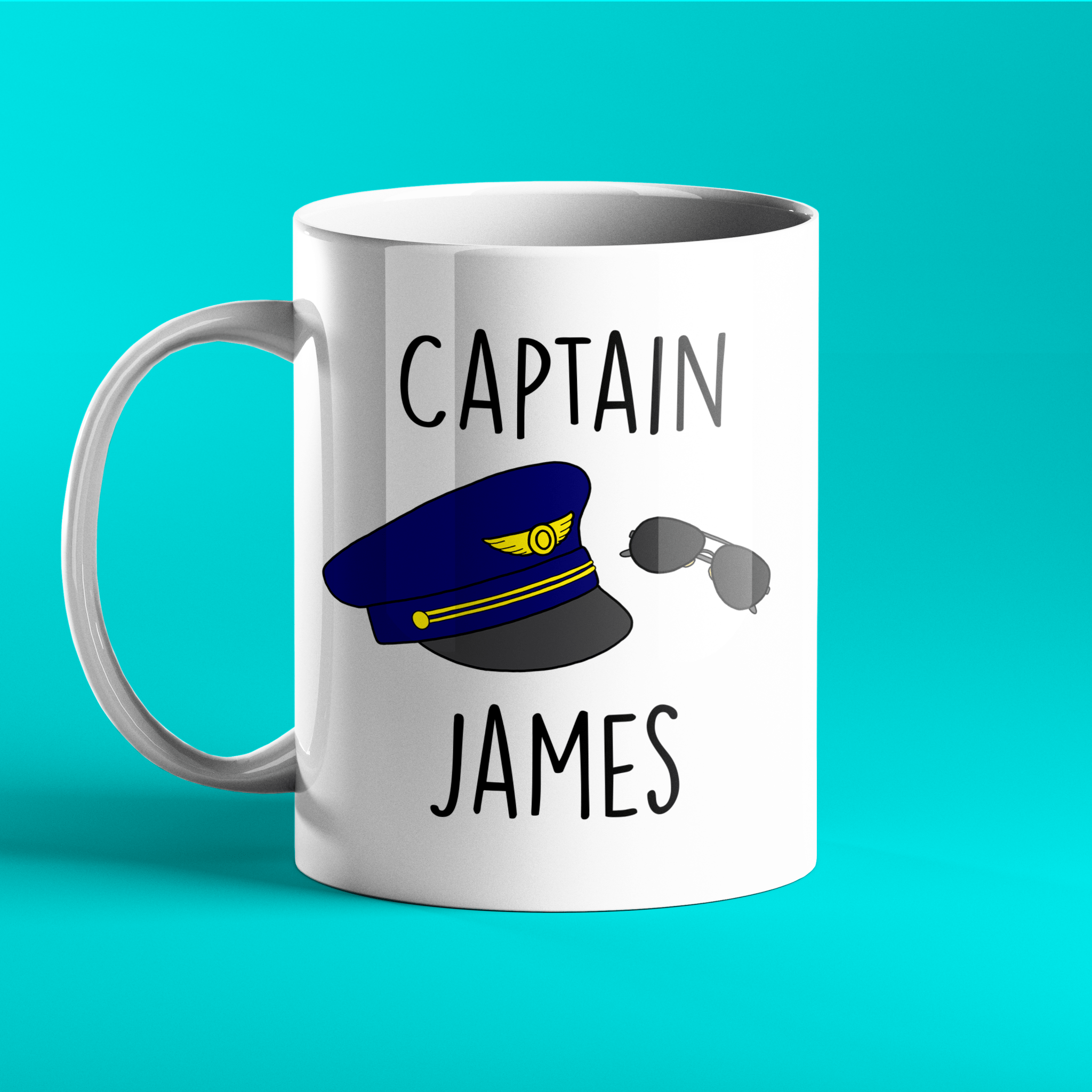 Personalised gift for pilots - Captain