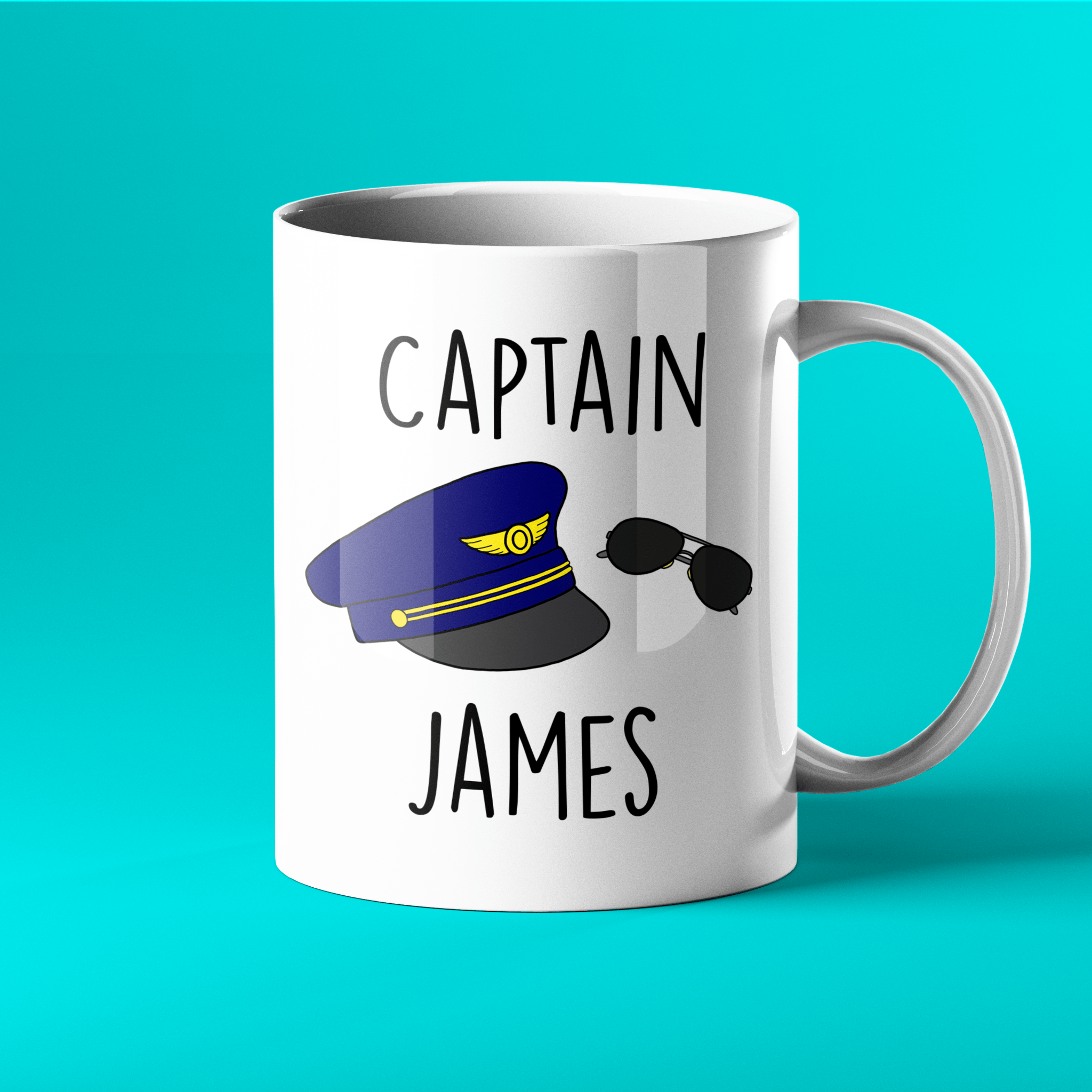 Personalised gift for pilots - Captain