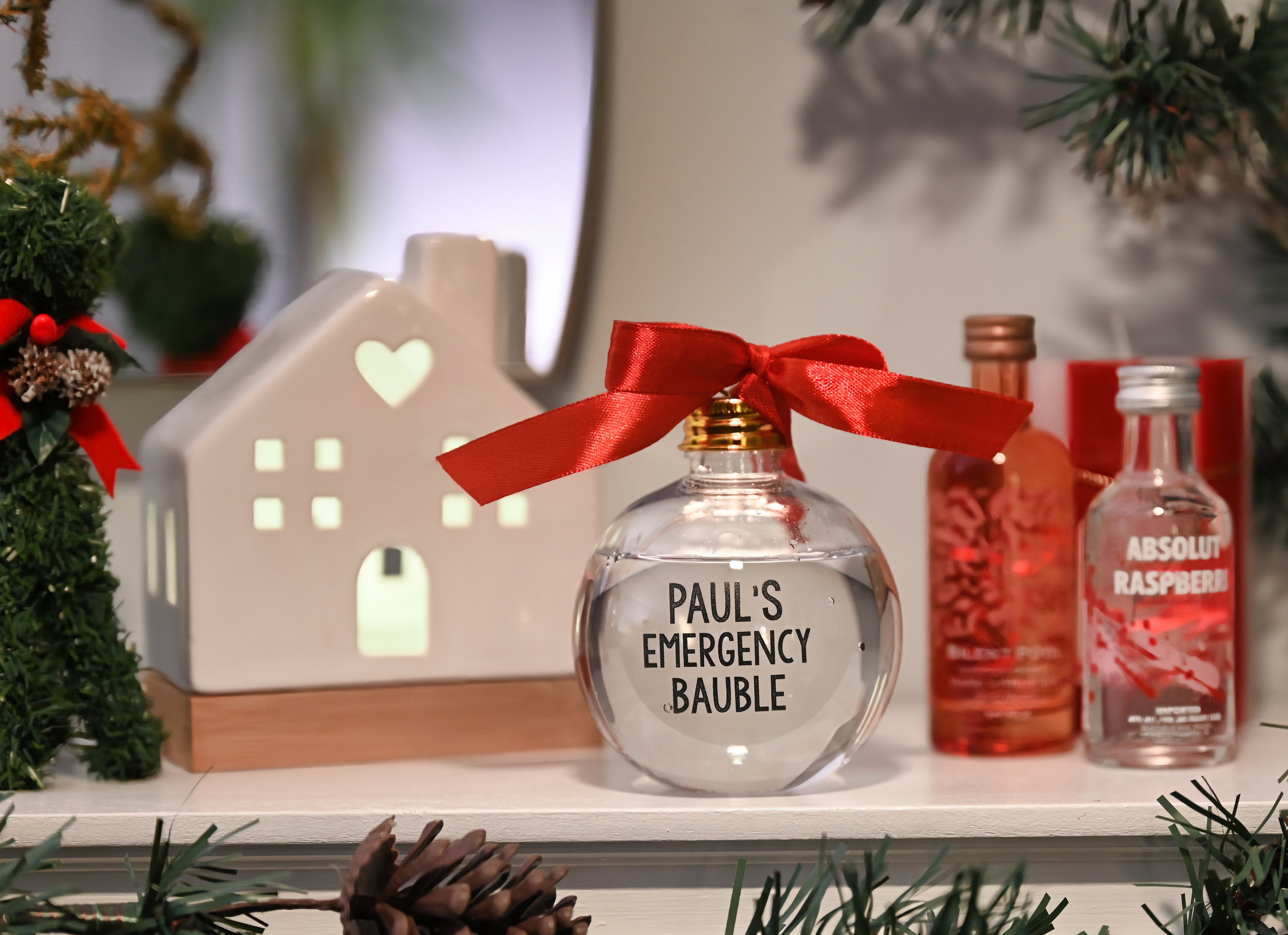 Christmas bauble for adults - [NAME]'s emergency bauble