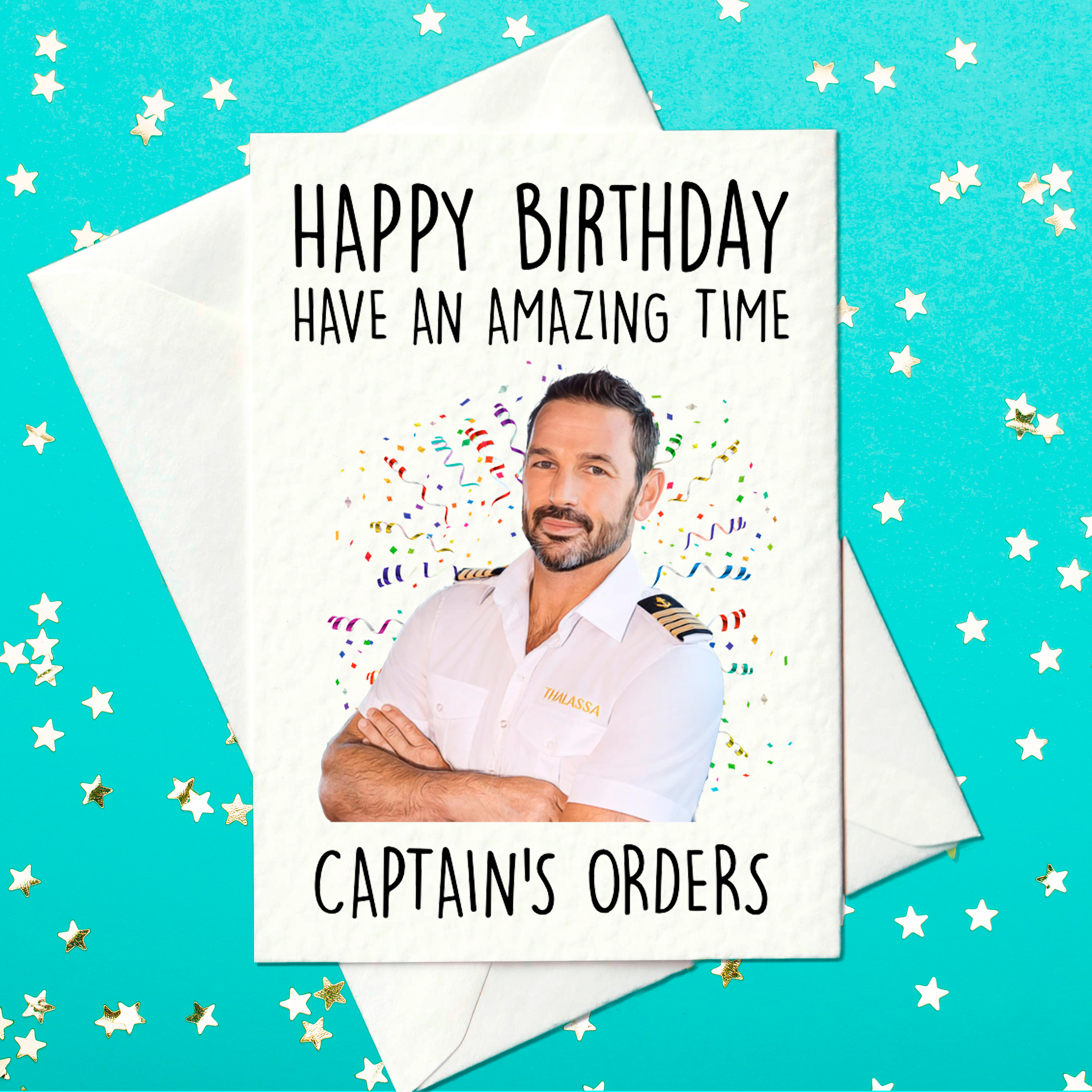 Captain Jason Below Deck birthday card