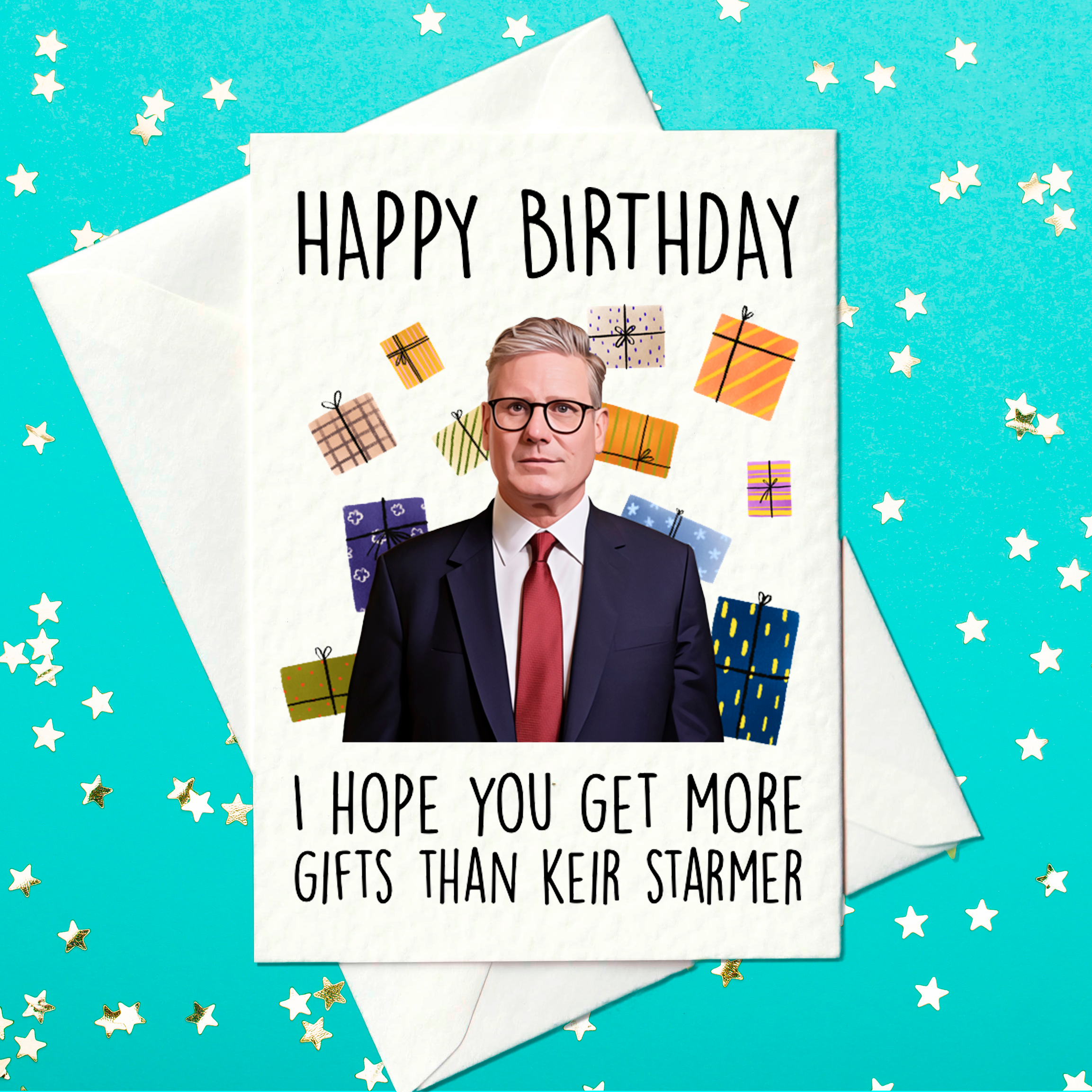 Keir Starmer funny birthday card - Labour Party political card