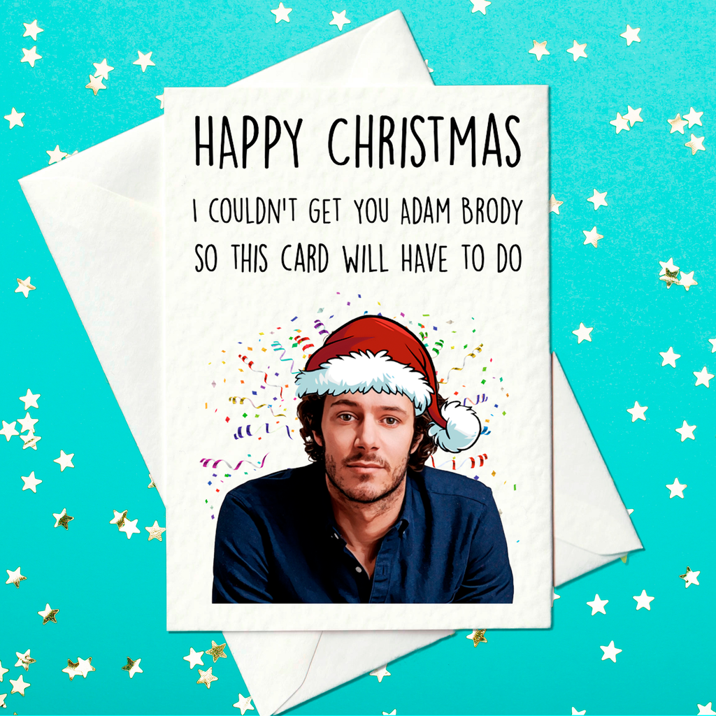 Happy Christmas, I couldn't get you Adam Brody so this card will have to do - Adam Brody - Christmas Card (A6)