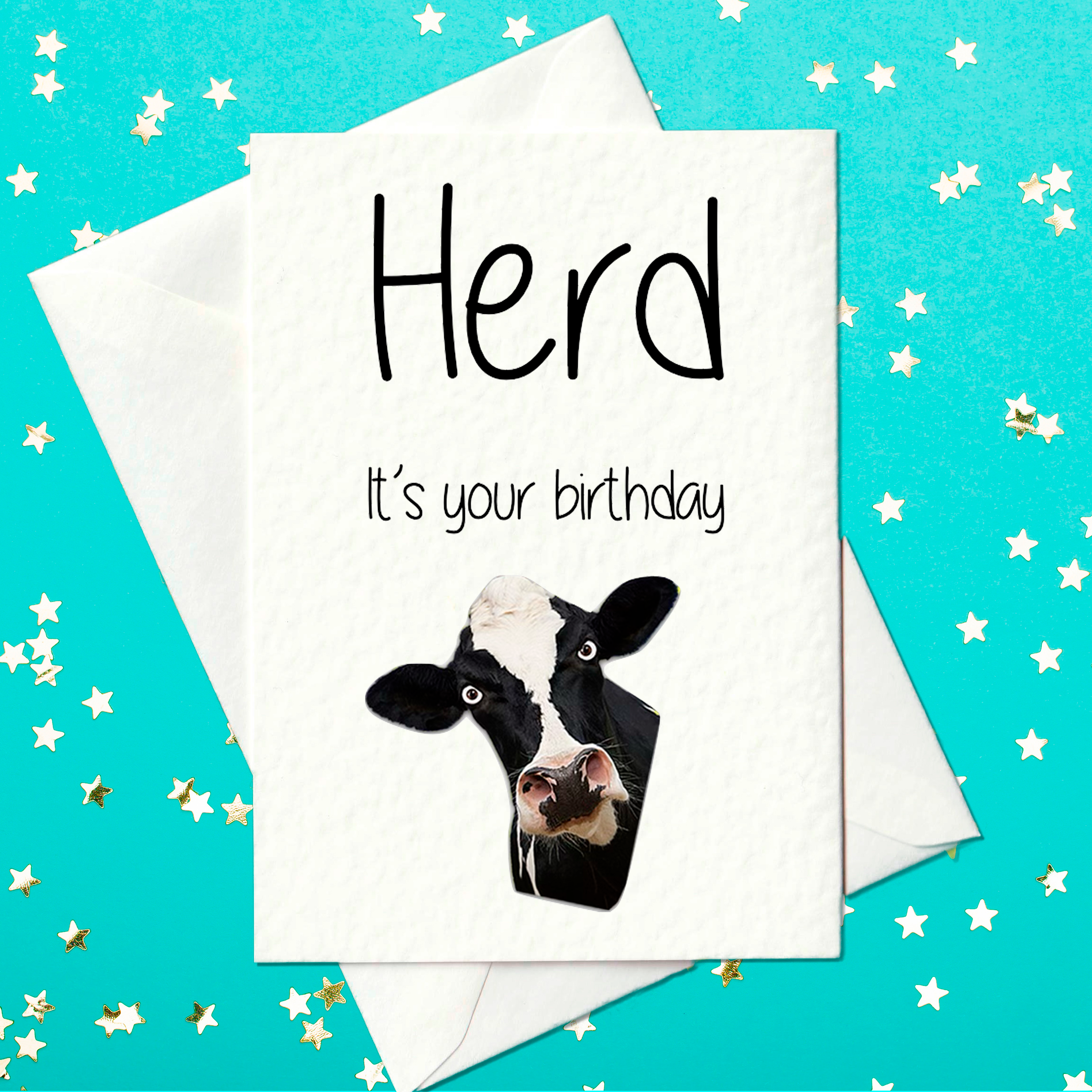 Herd it's your birthday card