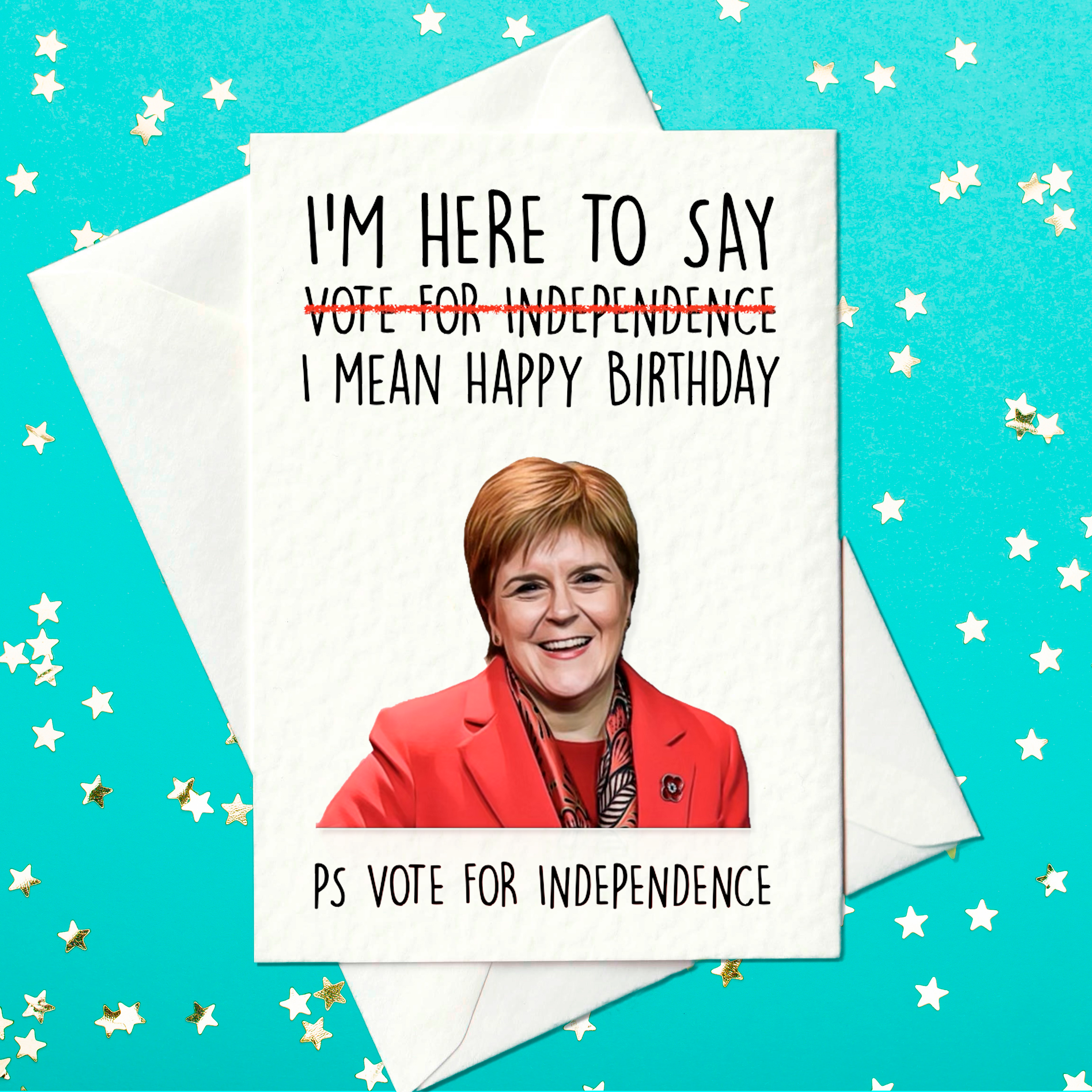 Funny Scottish banter birthday card