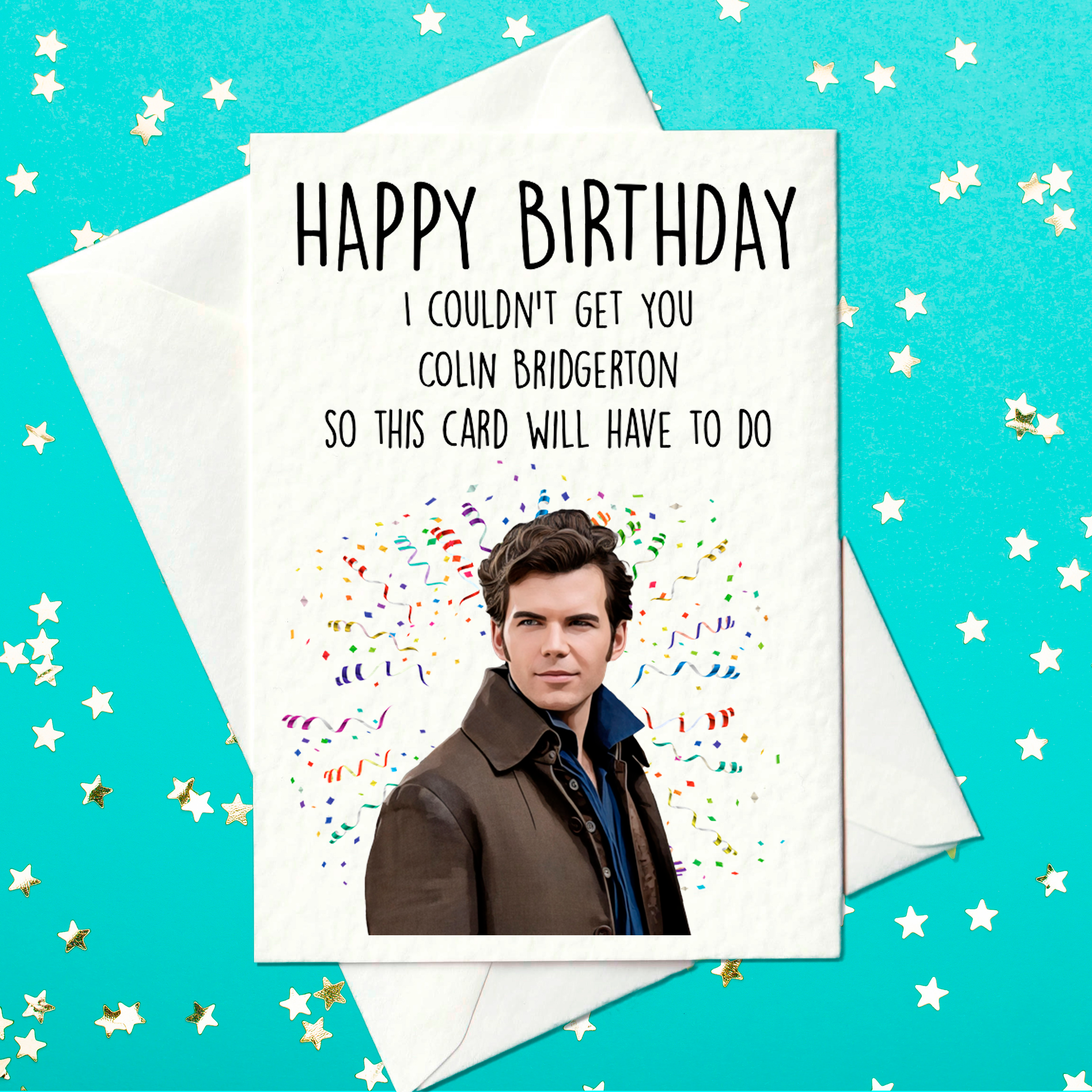 Colin Bridgerton birthday card