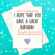 Load image into Gallery viewer, Birthday Card for Lawyer / Solicitor - Funny Legal Birthday Card (A6)