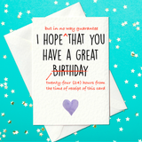 Birthday Card for Lawyer / Solicitor - Funny Legal Birthday Card (A6)