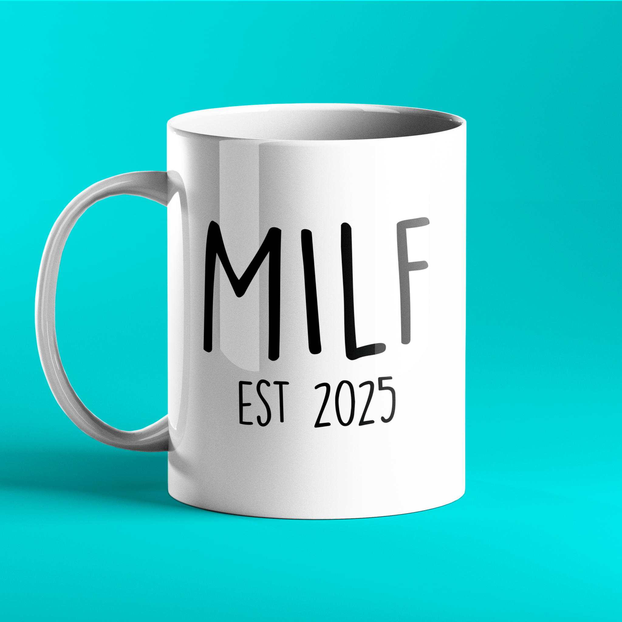 MILF Personalised Gift Mug – Funny First Mother’s Day Present for New Mums - Prickly Cards