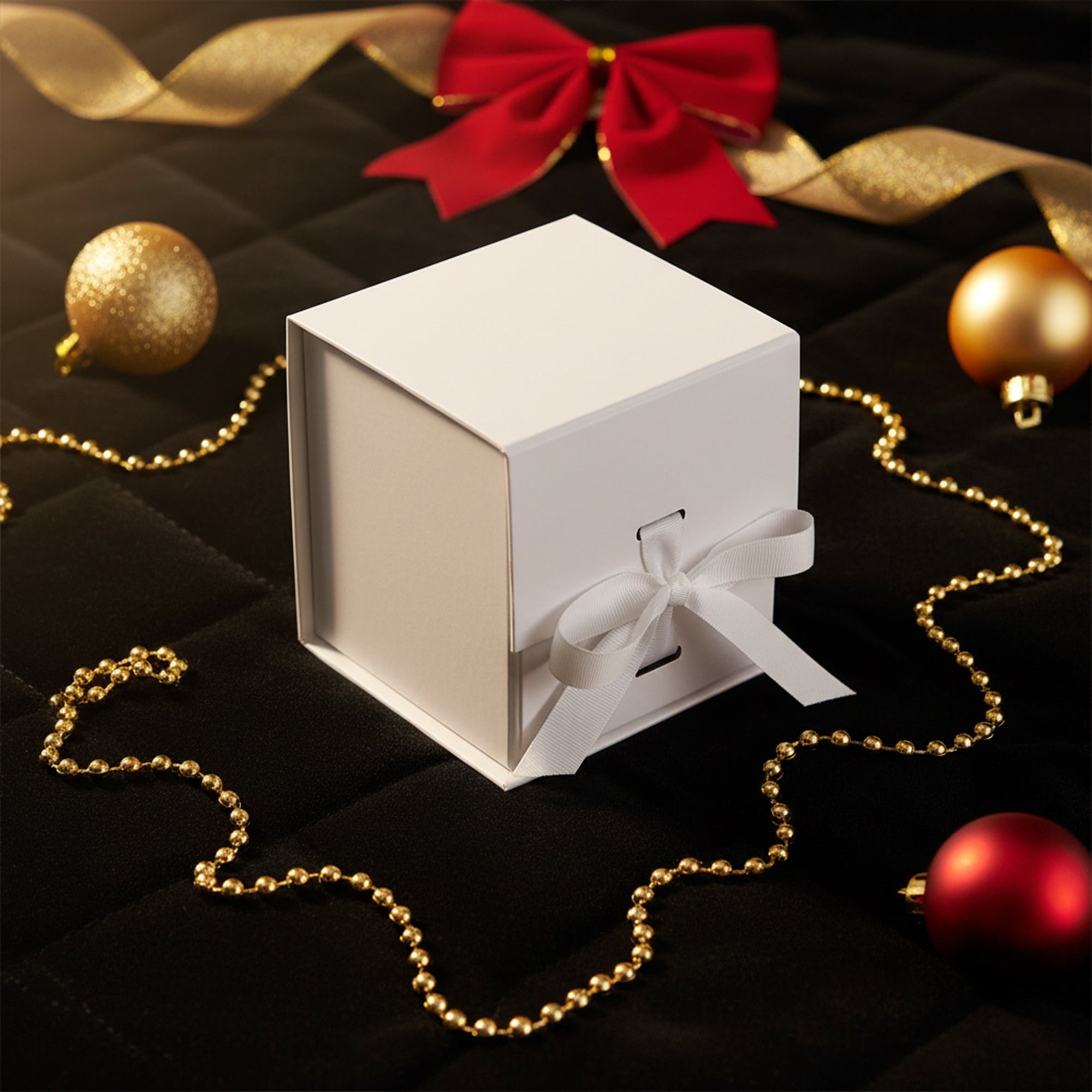 Personalised Baby’s First Christmas Bauble - with Name and Year (Glass)