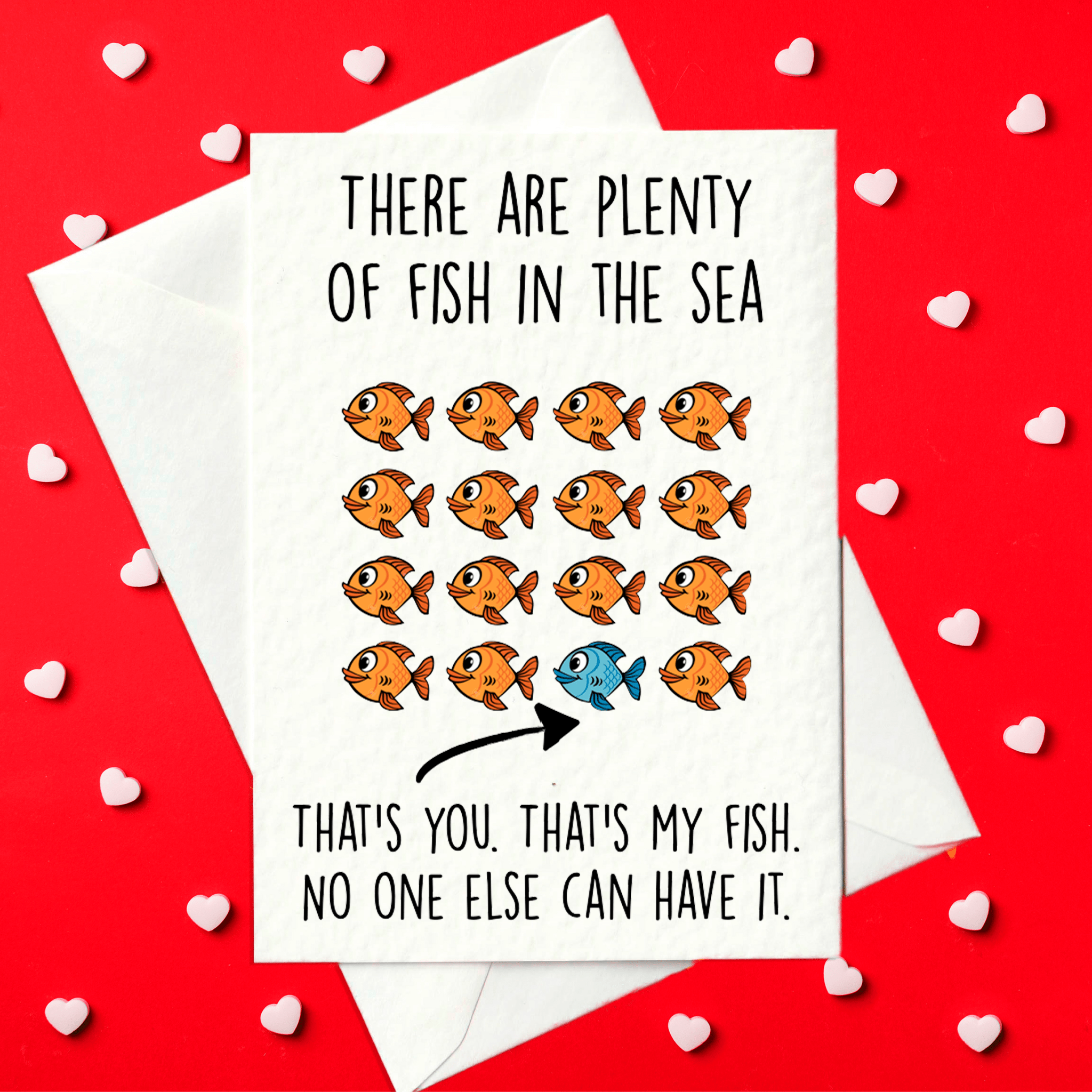 Plenty of fish Valentine's Day card