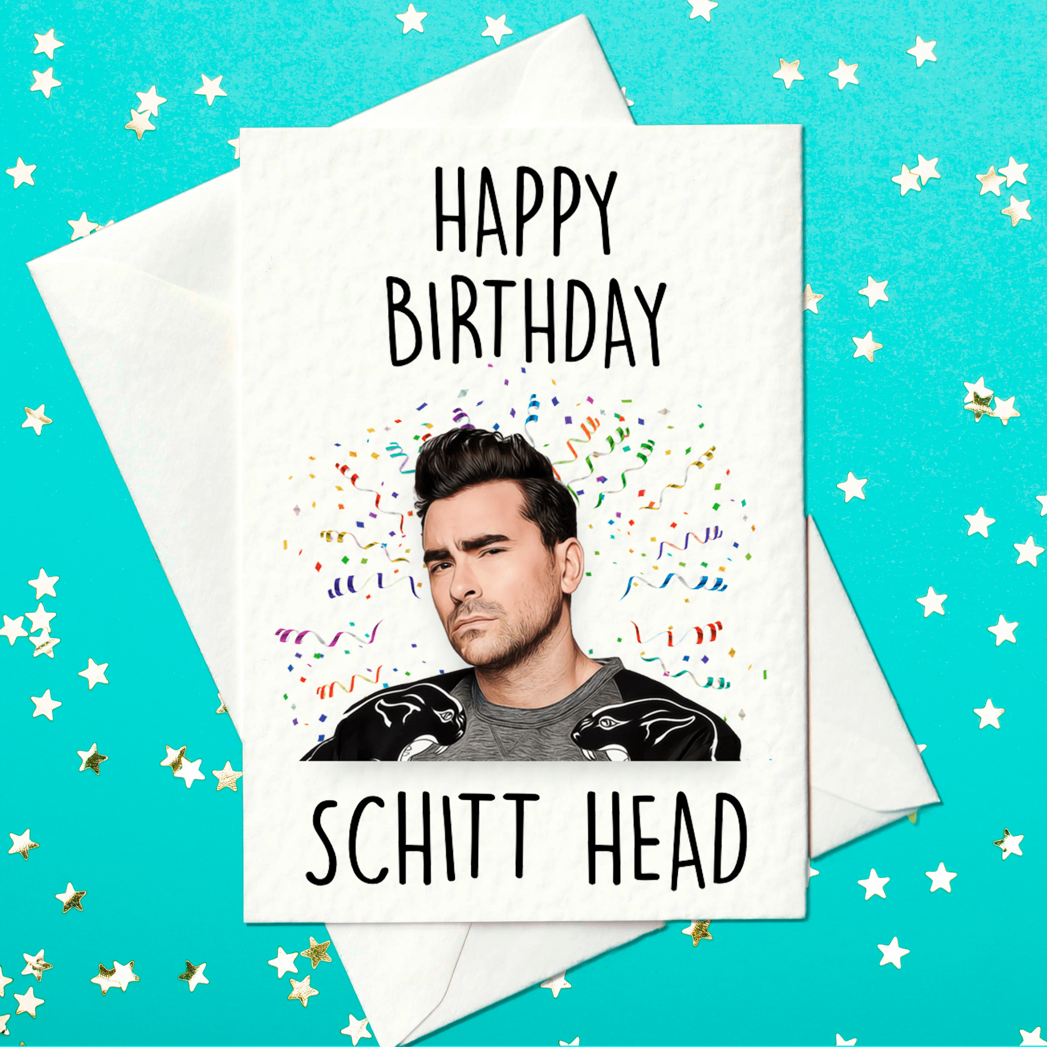 Schitt's Creek birthday card for fans - David Rose card