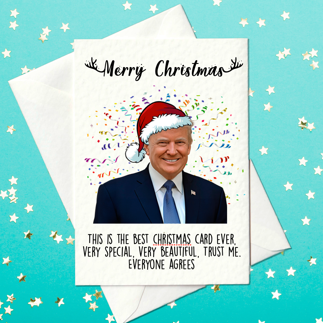 Donald Trumo Christmas card