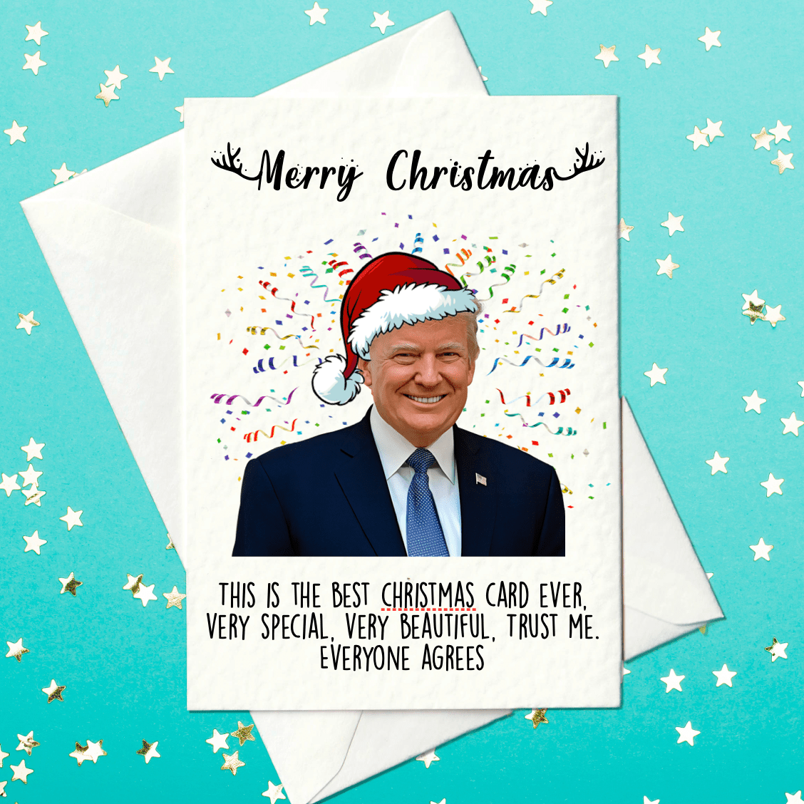 Donald Trumo Christmas card