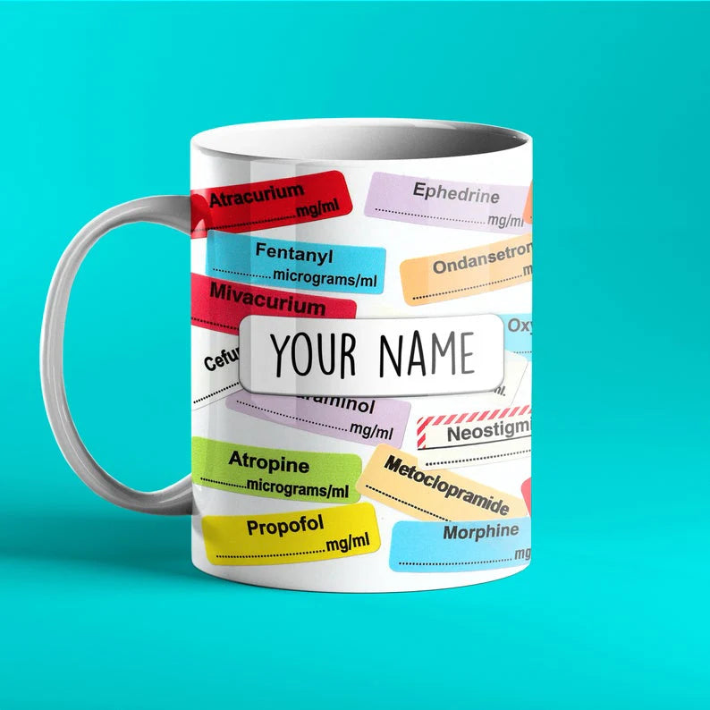 Personalised medical gift mug - for doctors and nurses