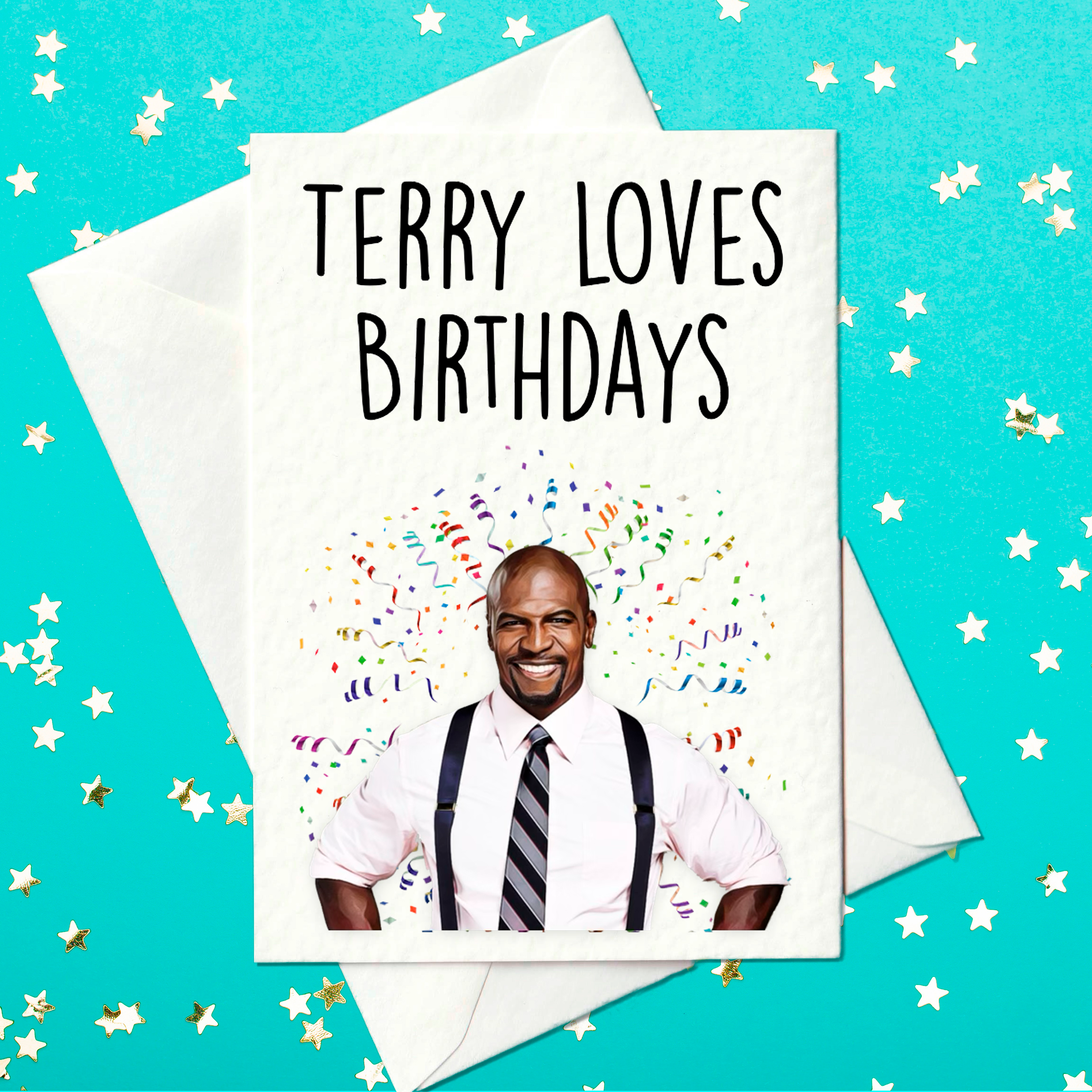 Terry Loves Birthdays - Brooklyn Nine-Nine Birthday Card