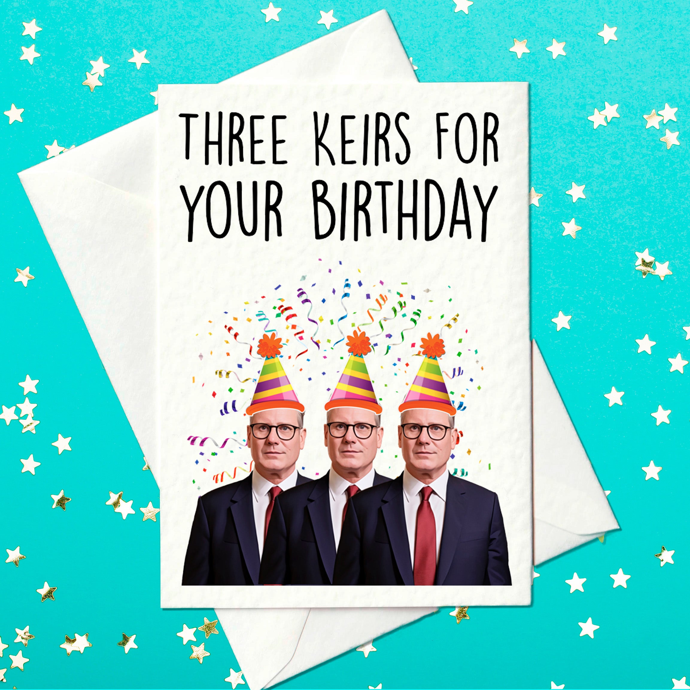 Funny Keir Starmer birthday card - political Labour Party card