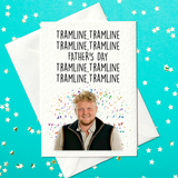 Tramline, Tramline, Tramline Father's Day Card, Tramline, Tramline – Kaleb Cooper Happy Father's Day (A6)