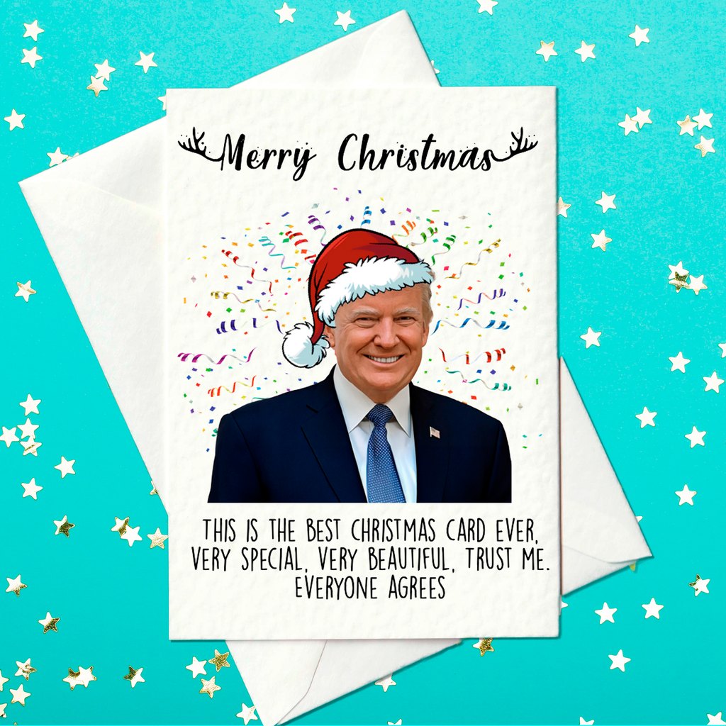 Merry Christmas - Donald Trump - Christmas Card - Funny Political Xmas Card