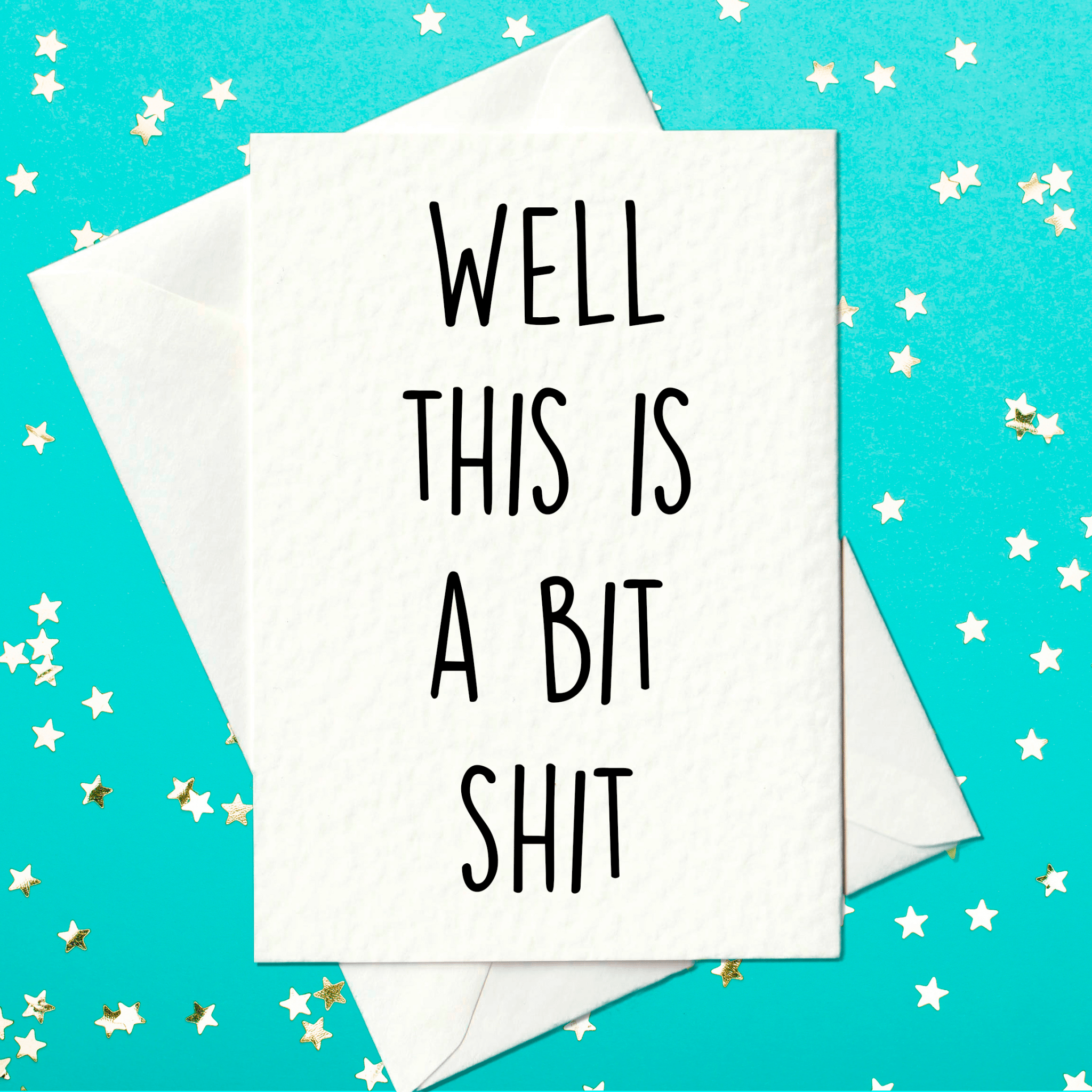 Bad news card - get well card with a difference