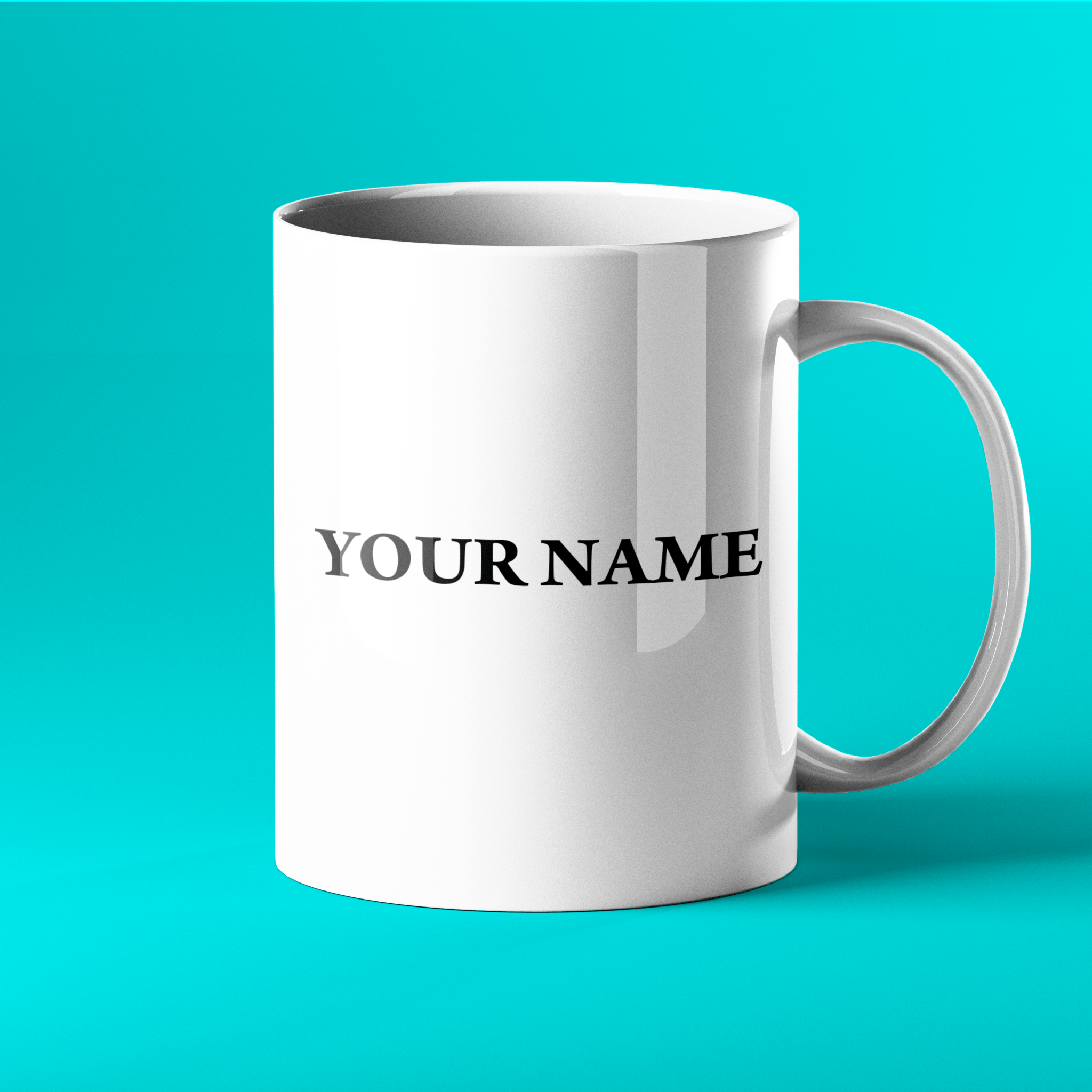 Personalised gift mug