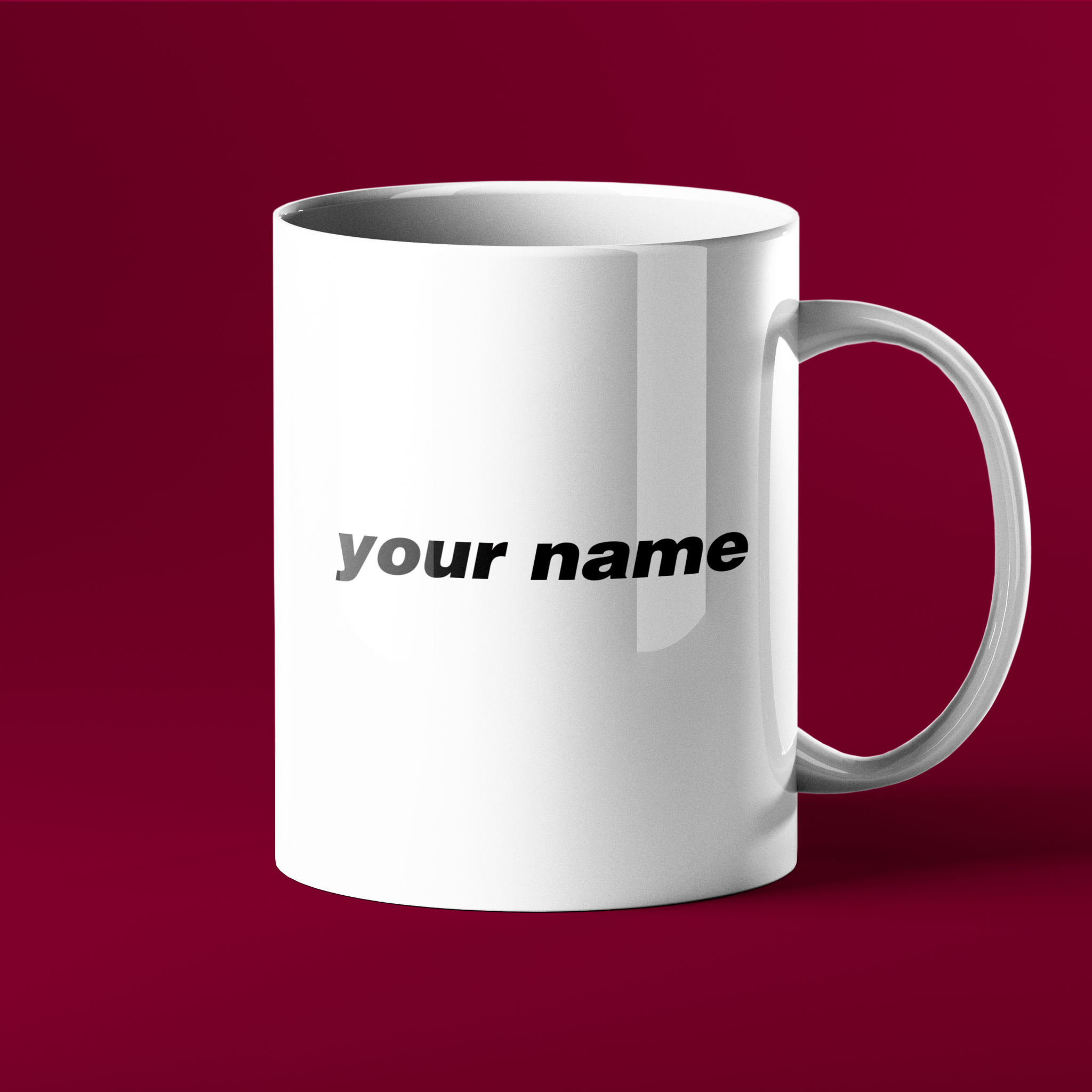 Personalised name gift mug
