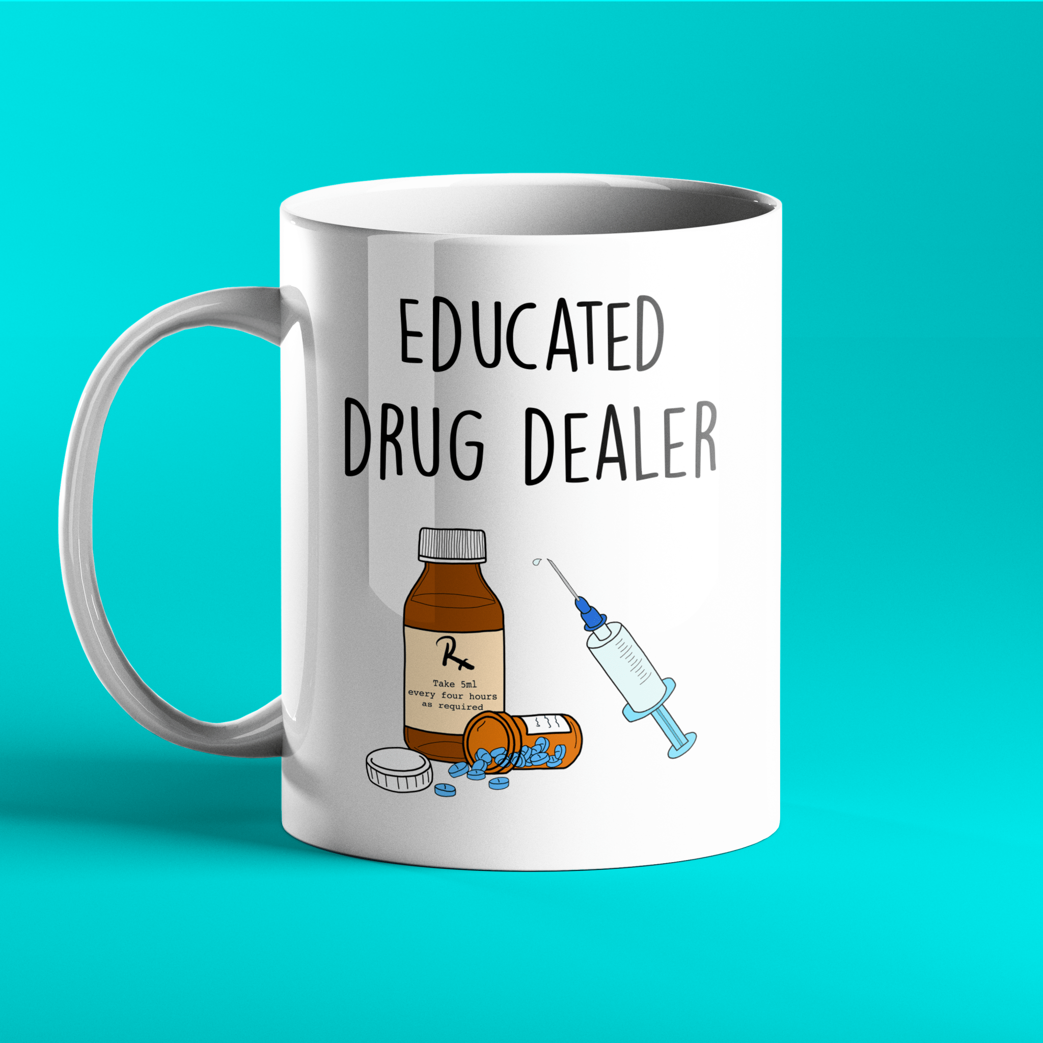Gift mug for pharmacist