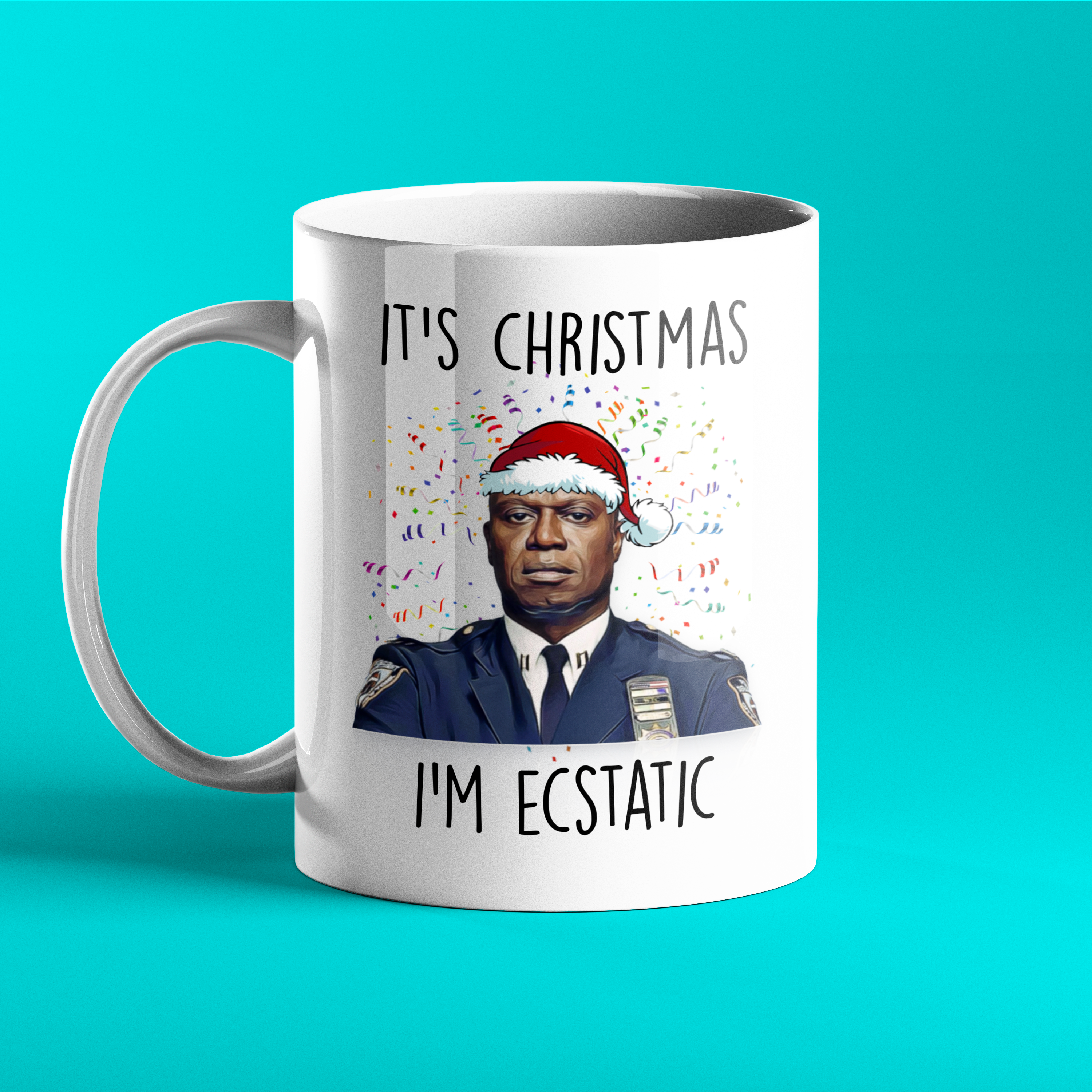 Captain Holt Mug - Brooklyn Nine-Nine - Christmas Mug - Prickly Cards