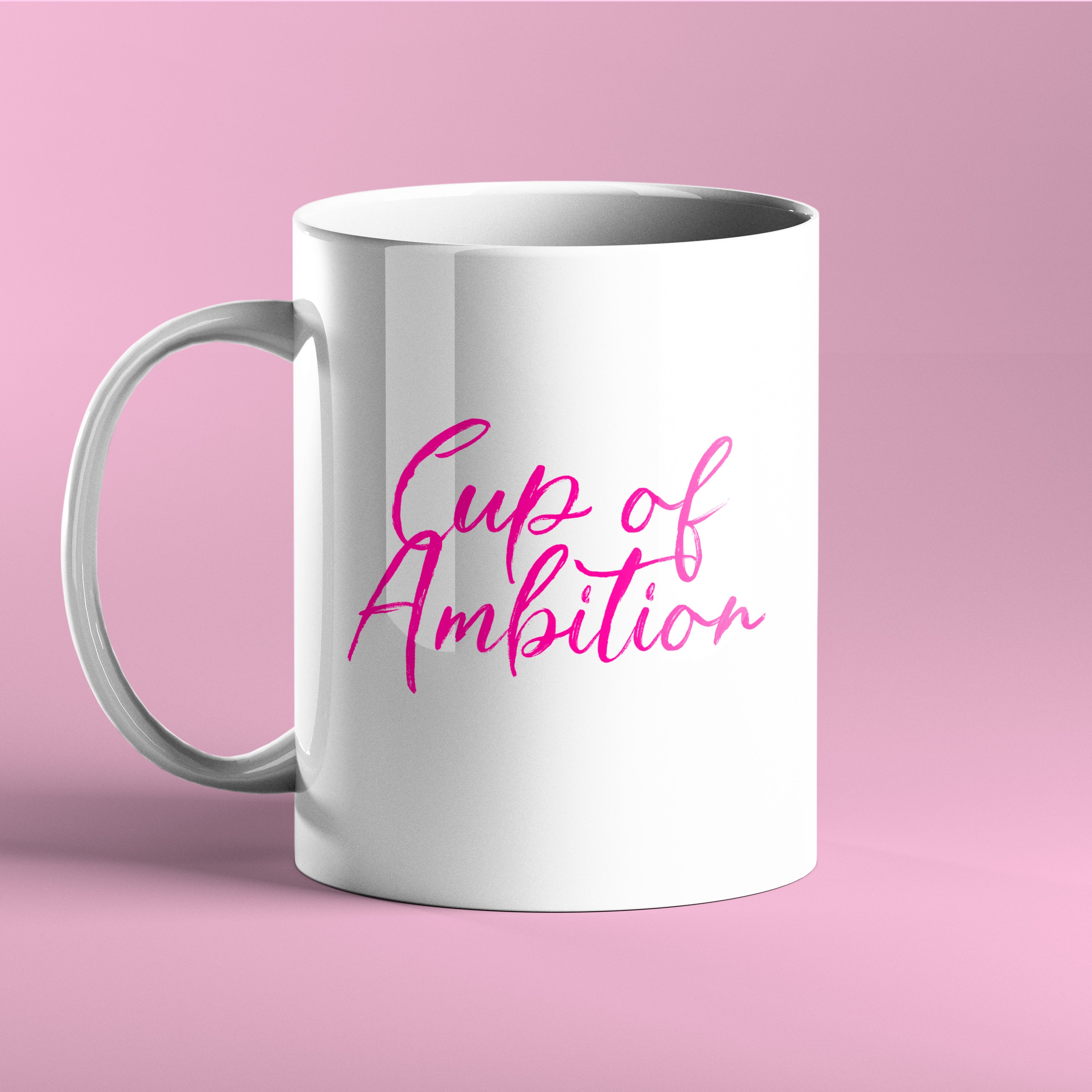 Cup of ambition - Personalised mug - Prickly Cards