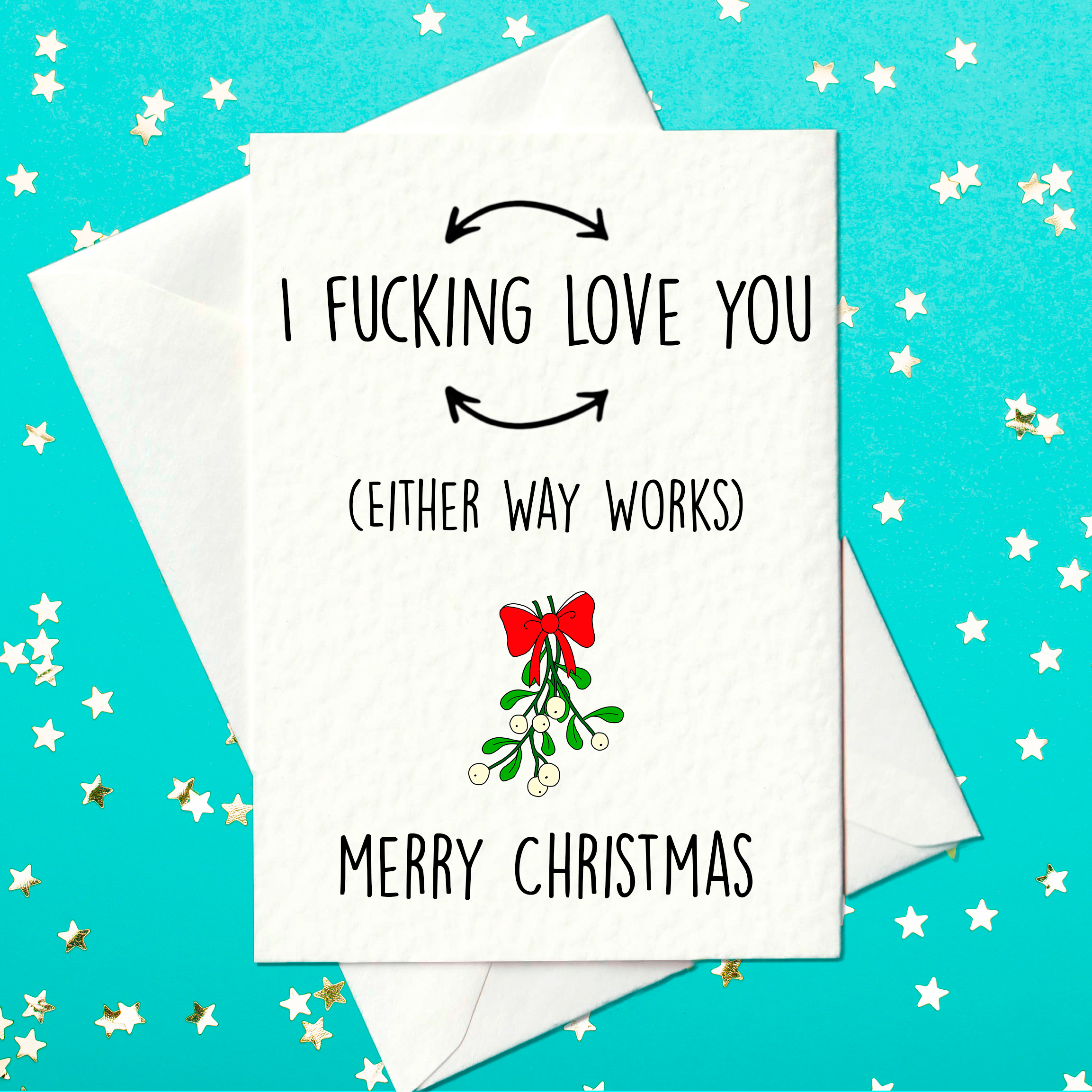 Rude, funny Christmas card