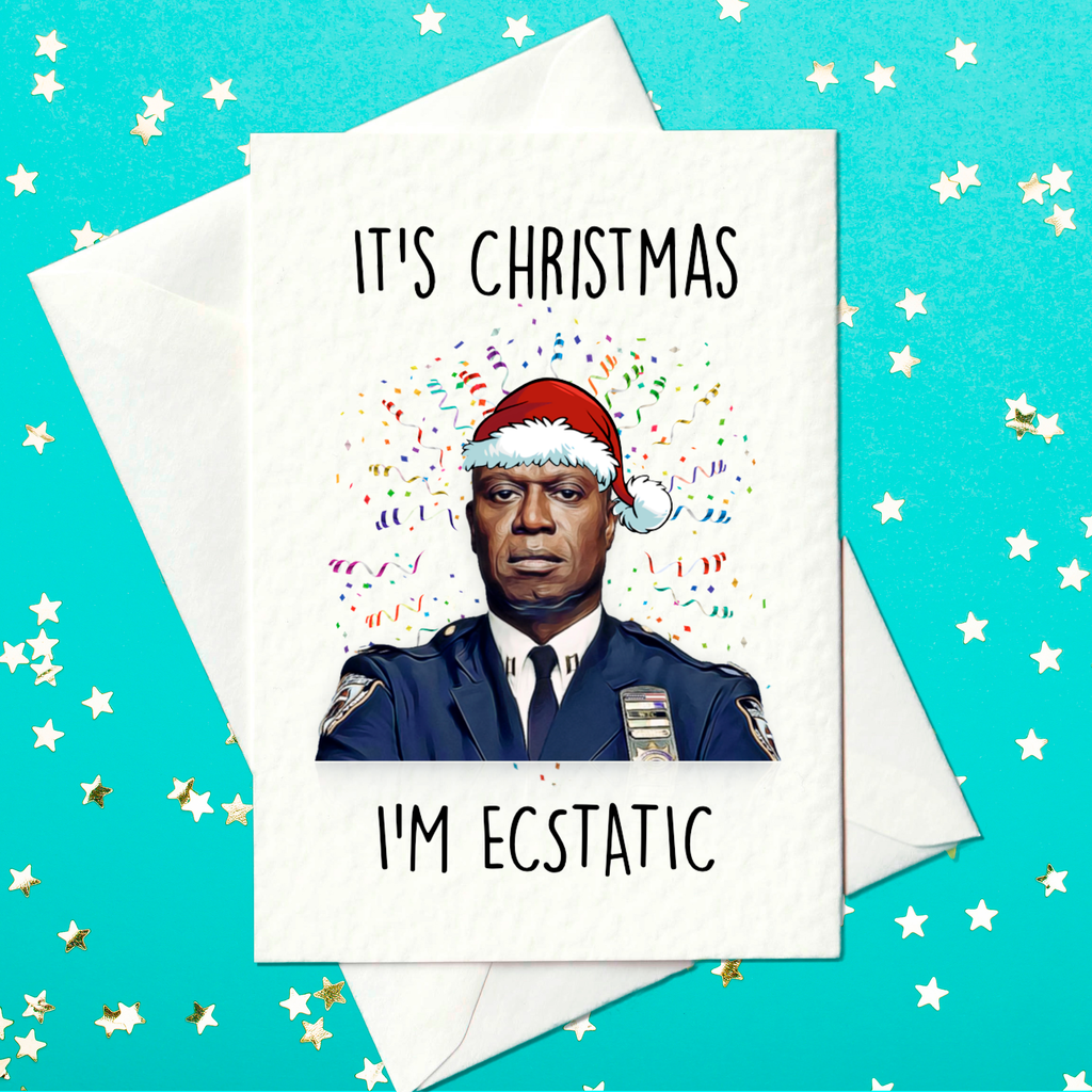 Brooklyn Nine-Nine Christmas card - Captain Holt