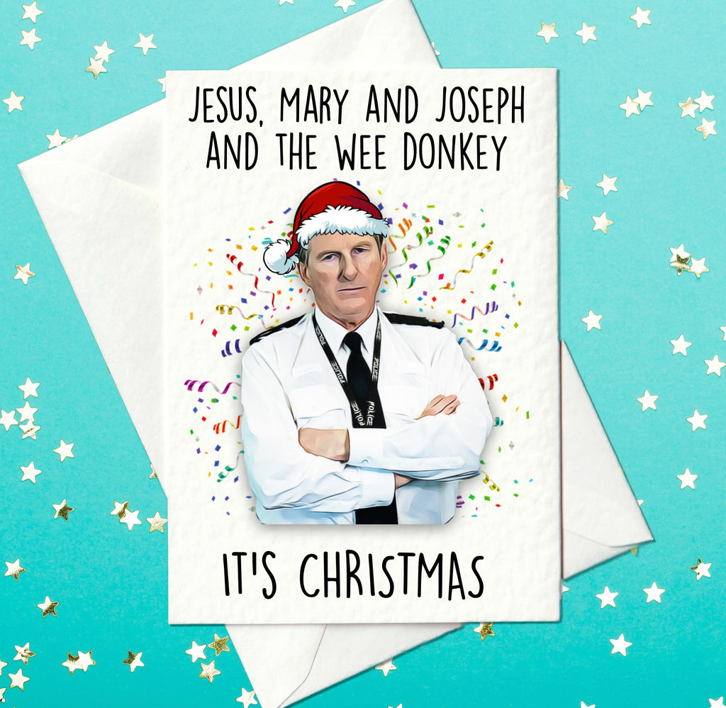 Line of Duty Christmas Card - Ted Hastings Quote