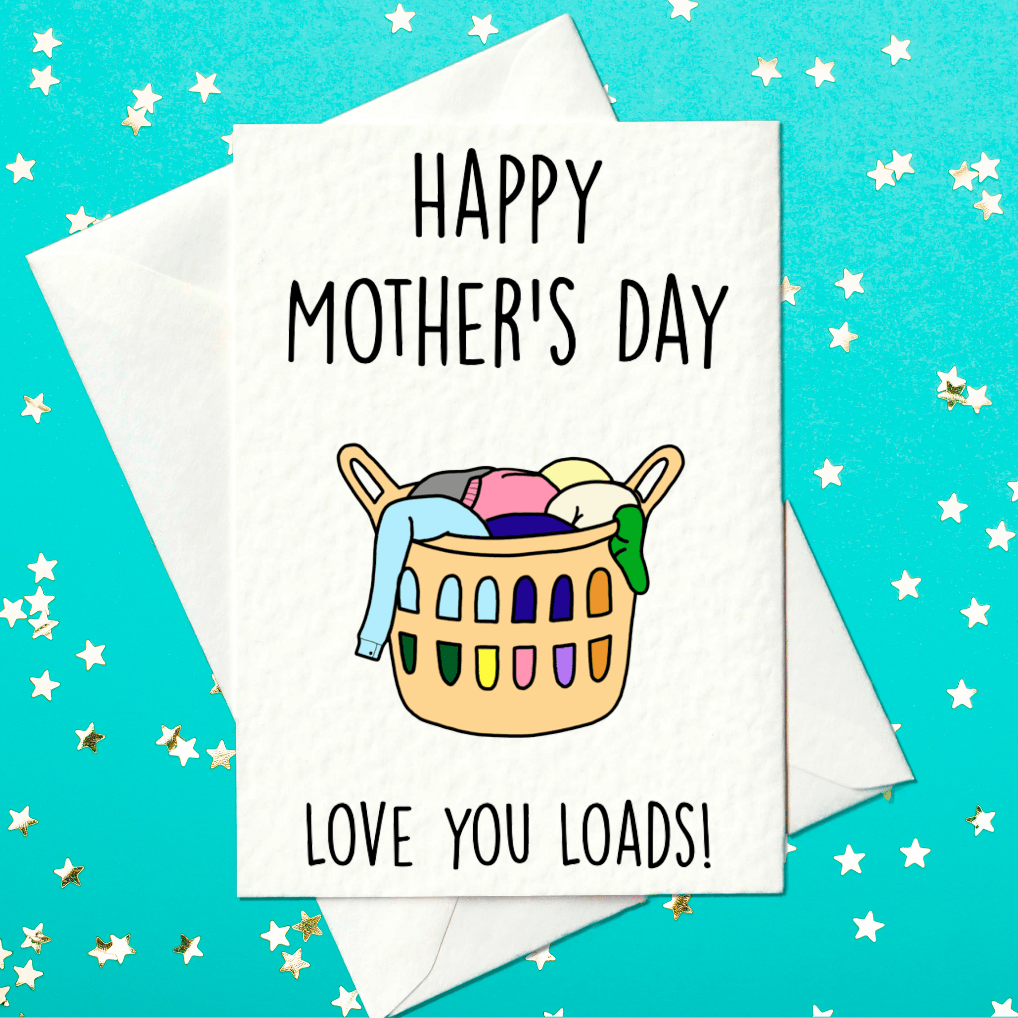 Mother's Day card - I love you loads