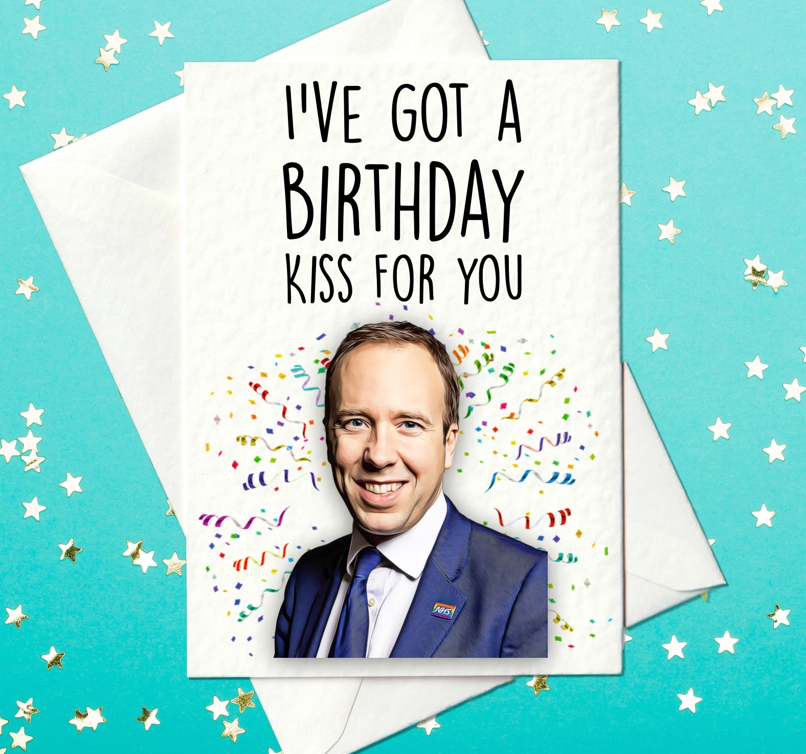 Funny Matt Hancock birthday card