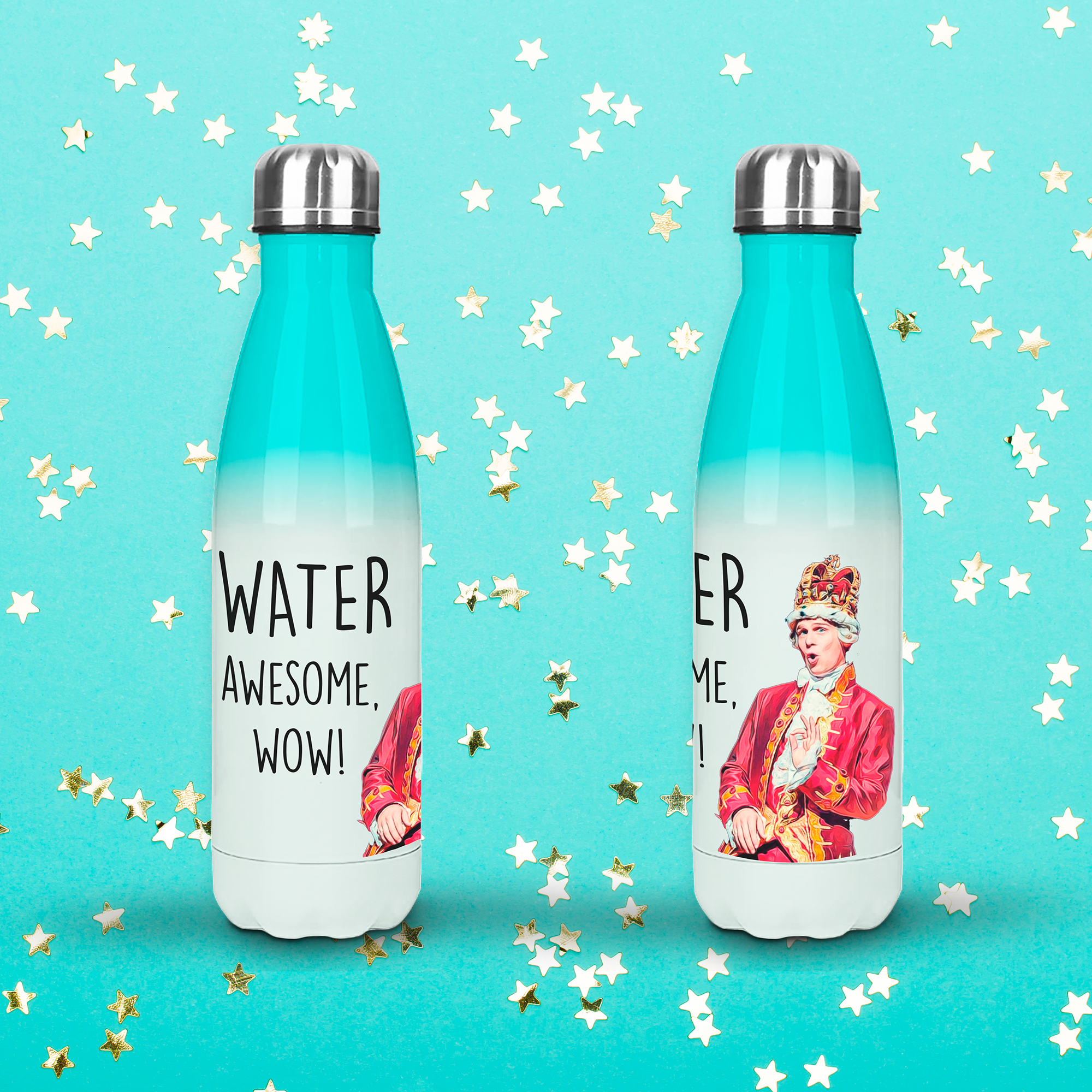 Hamilton The Musical Personalised water bottles - King George