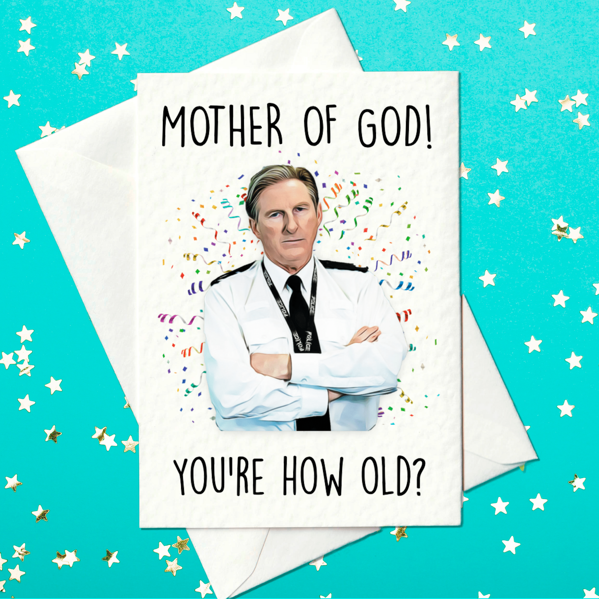 Line of Duty birthday card