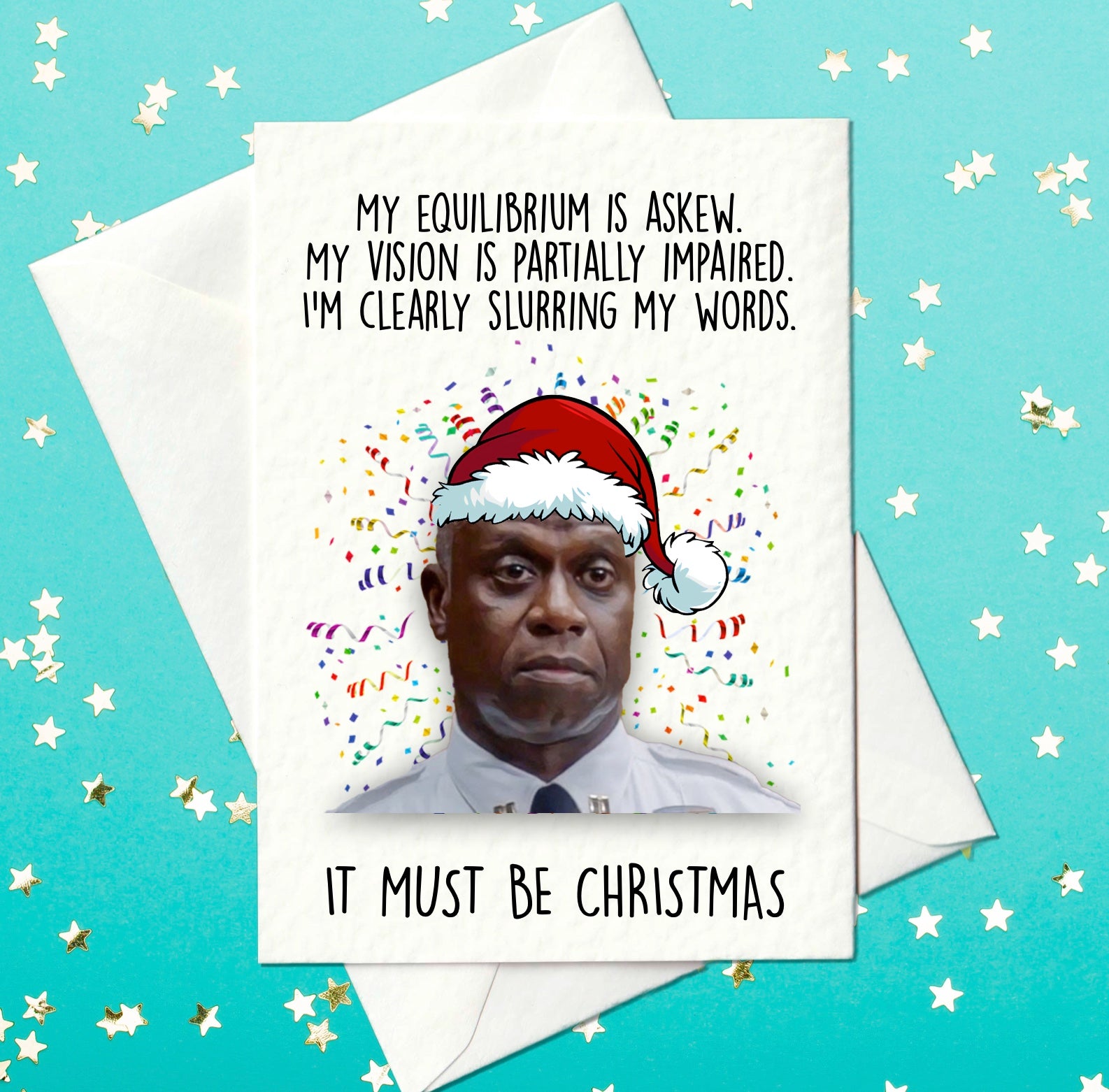 Captain Holt Christmas Card – Brooklyn Nine-Nine Card