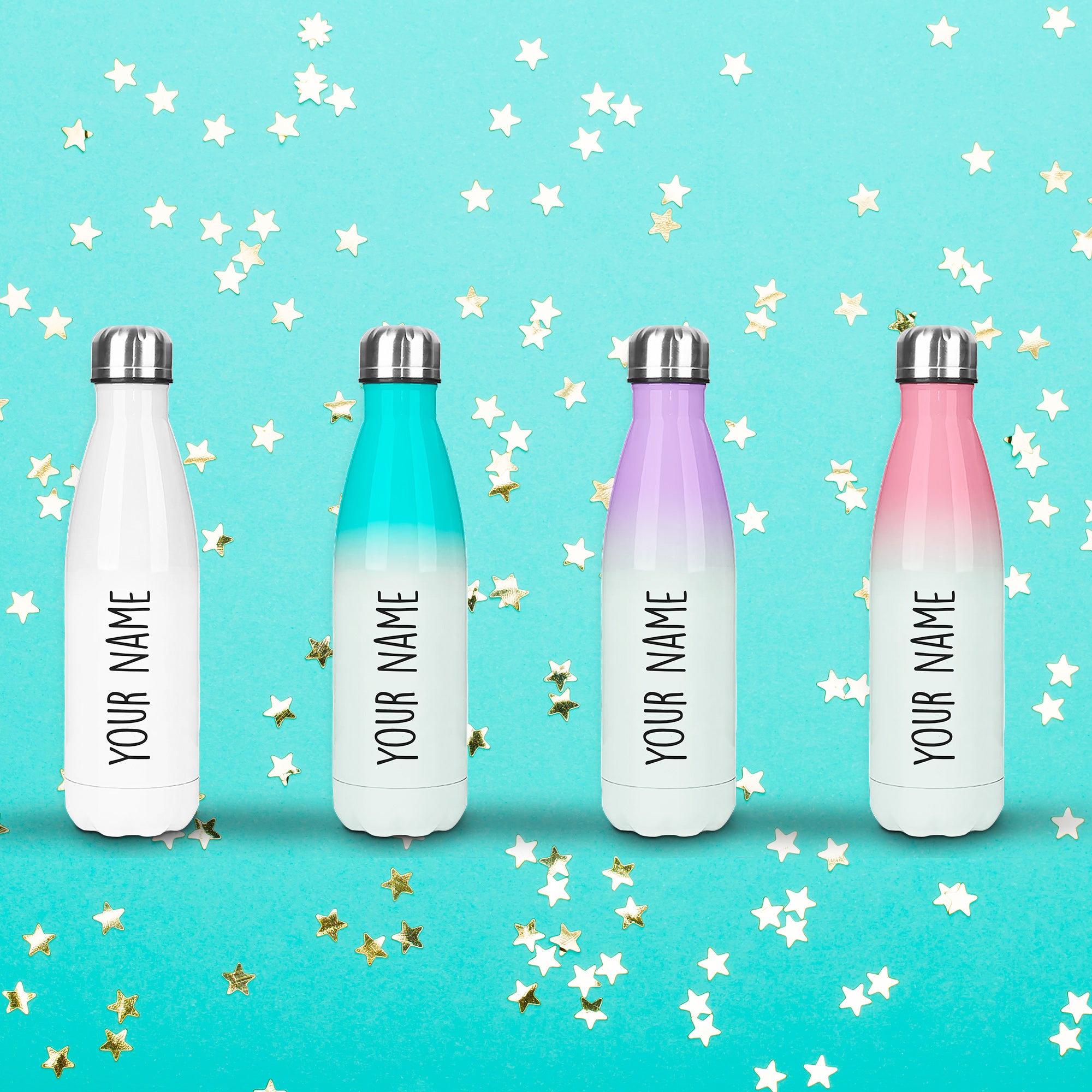 Personalised water bottles