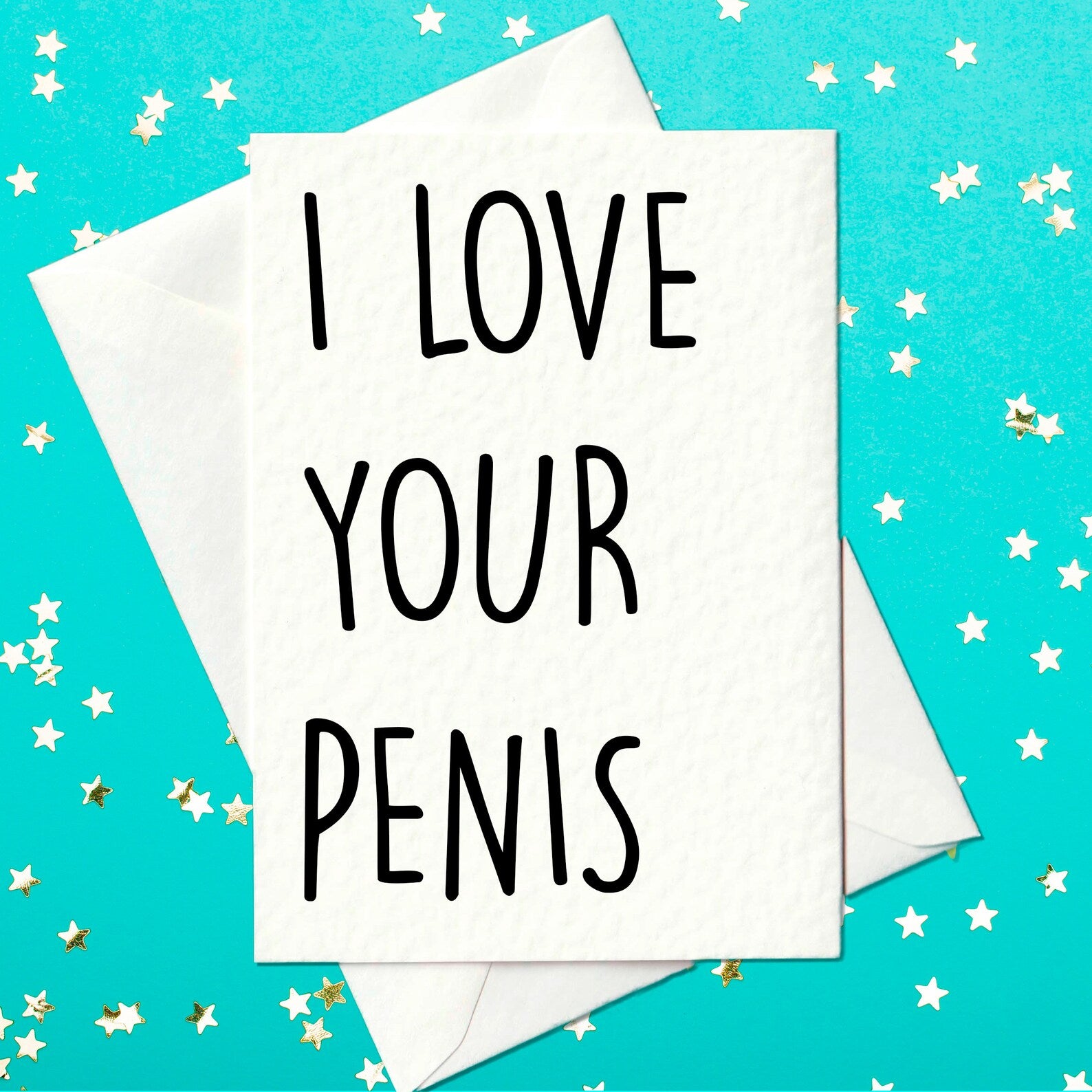 Rude card - I love your penis