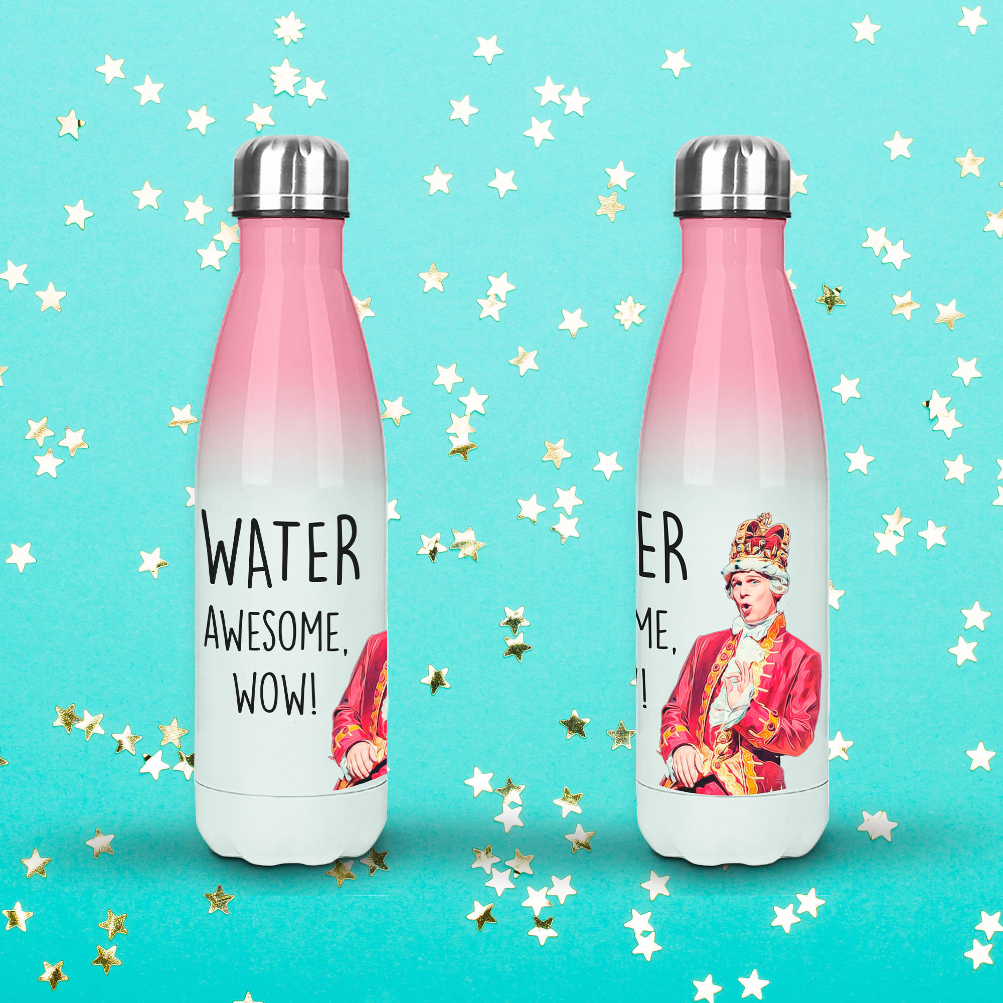 Hamilton The Musical Personalised water bottles - King George