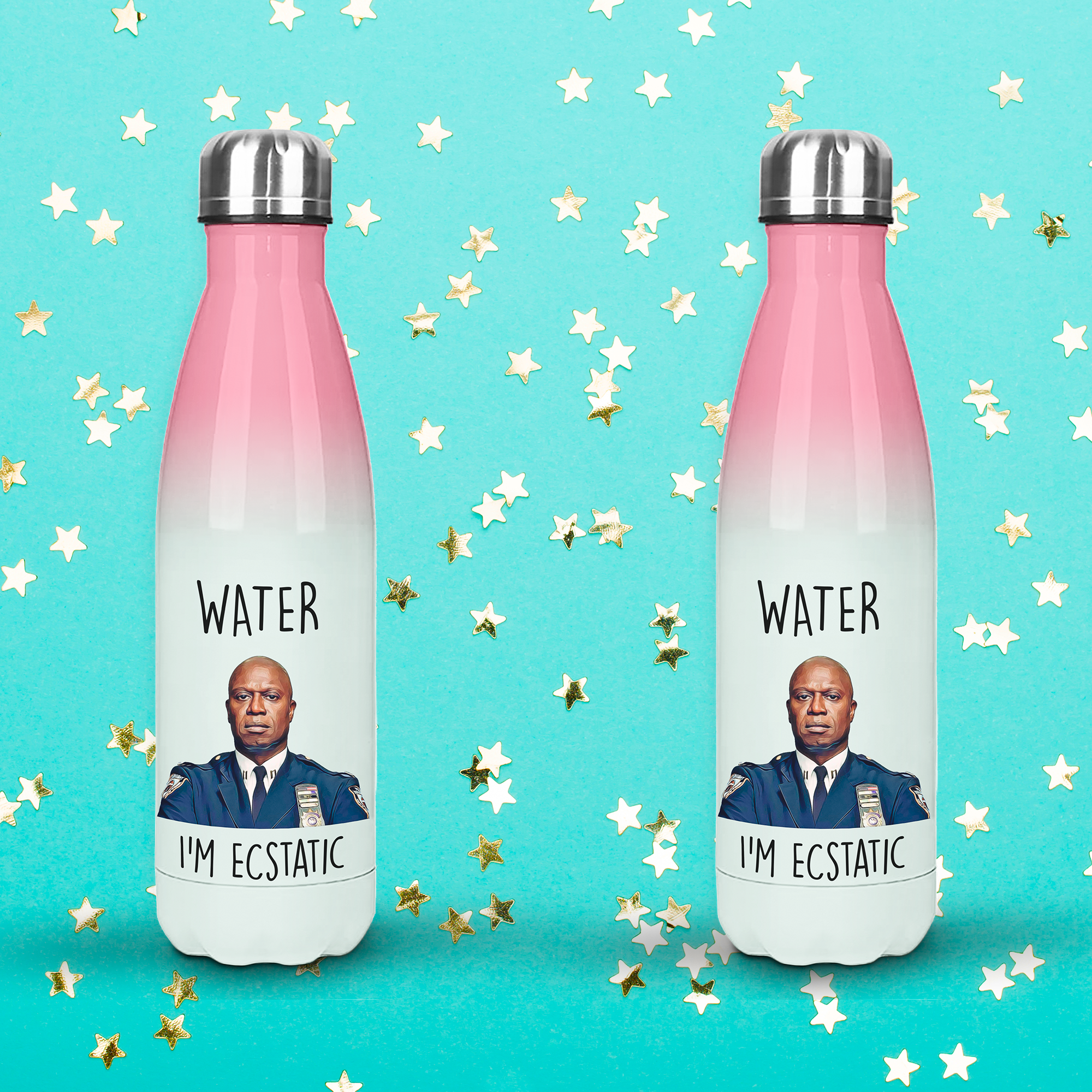 Brooklyn Nine-Nine Captain Holt Water Bottle