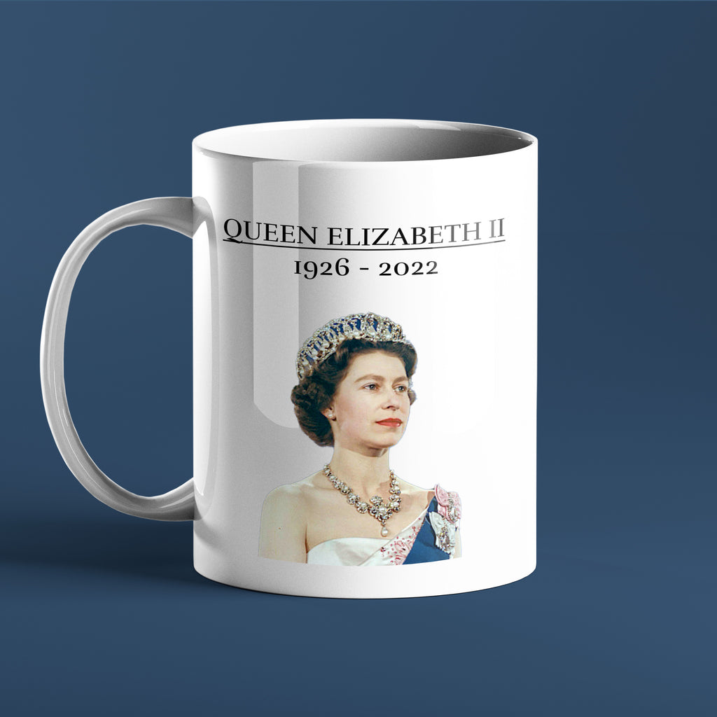 Queen Elizabeth II - Personalised Commemorative Mug - 1926 - 2022