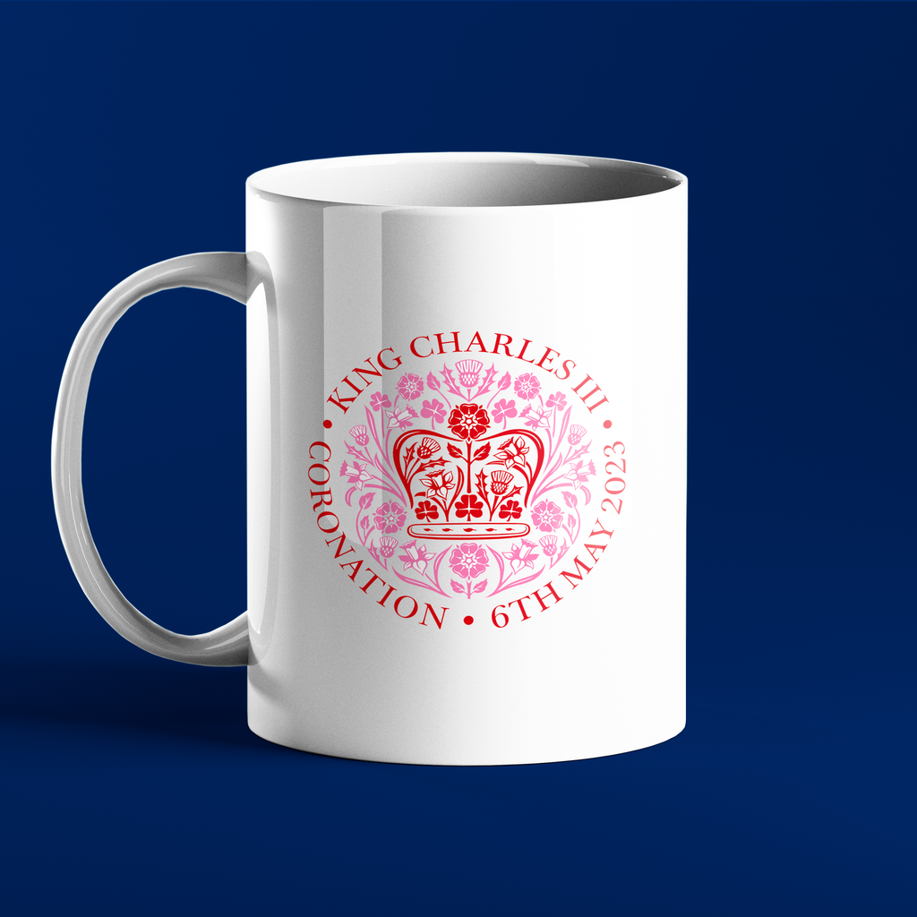 King Charles - 2023 Coronation Mug - Red