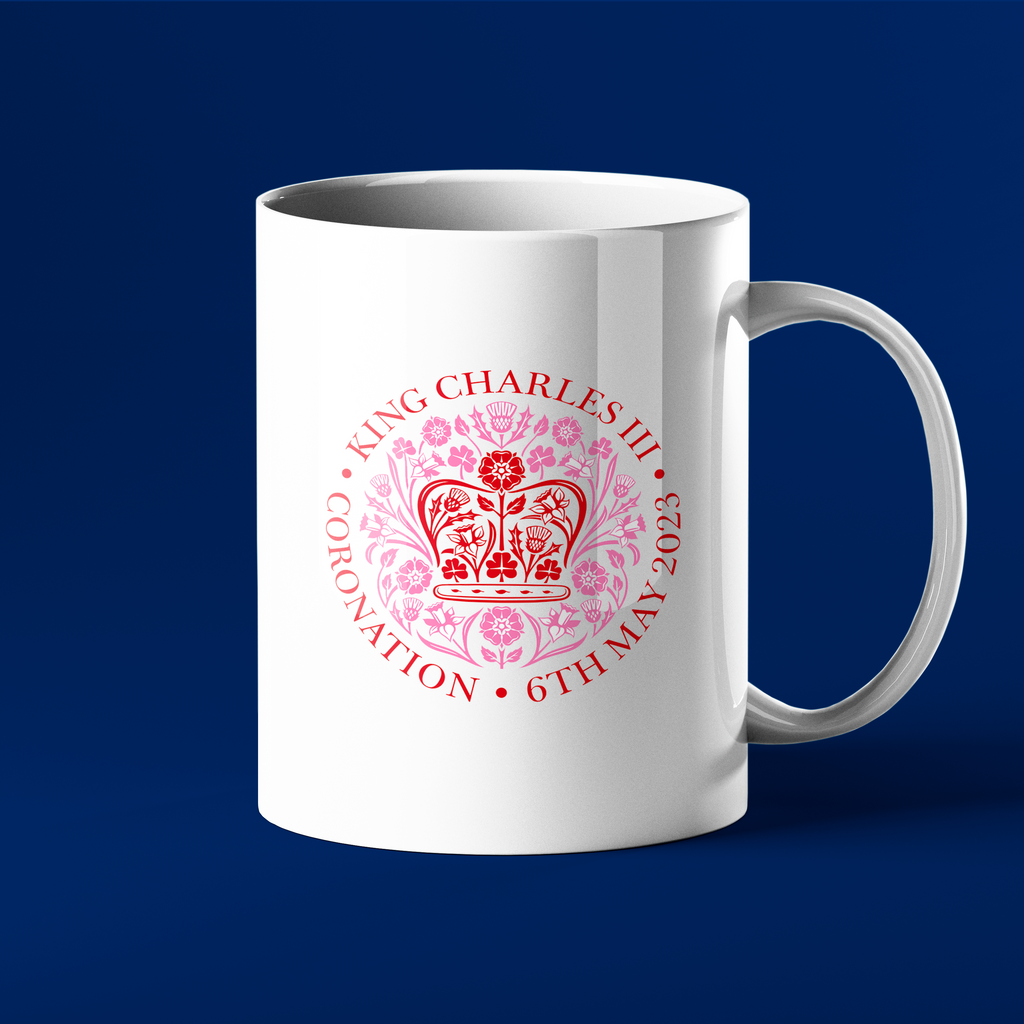 King Charles - 2023 Coronation Mug - Red