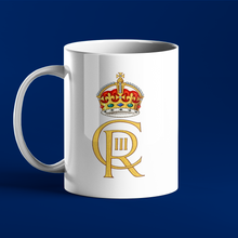 Load image into Gallery viewer, King Charles - Royal Cypher - 2023 Coronation Mug (His Majesty The King&#39;s cypher)