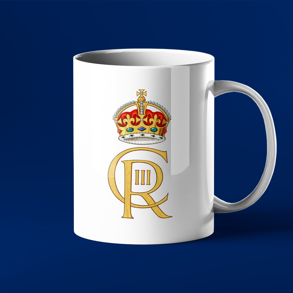 King Charles - Royal Cypher - 2023 Coronation Mug (His Majesty The King's cypher)