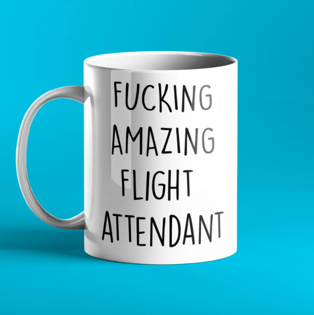 Fucking Amazing Flight Attendant Gift Mug - Prickly Cards
